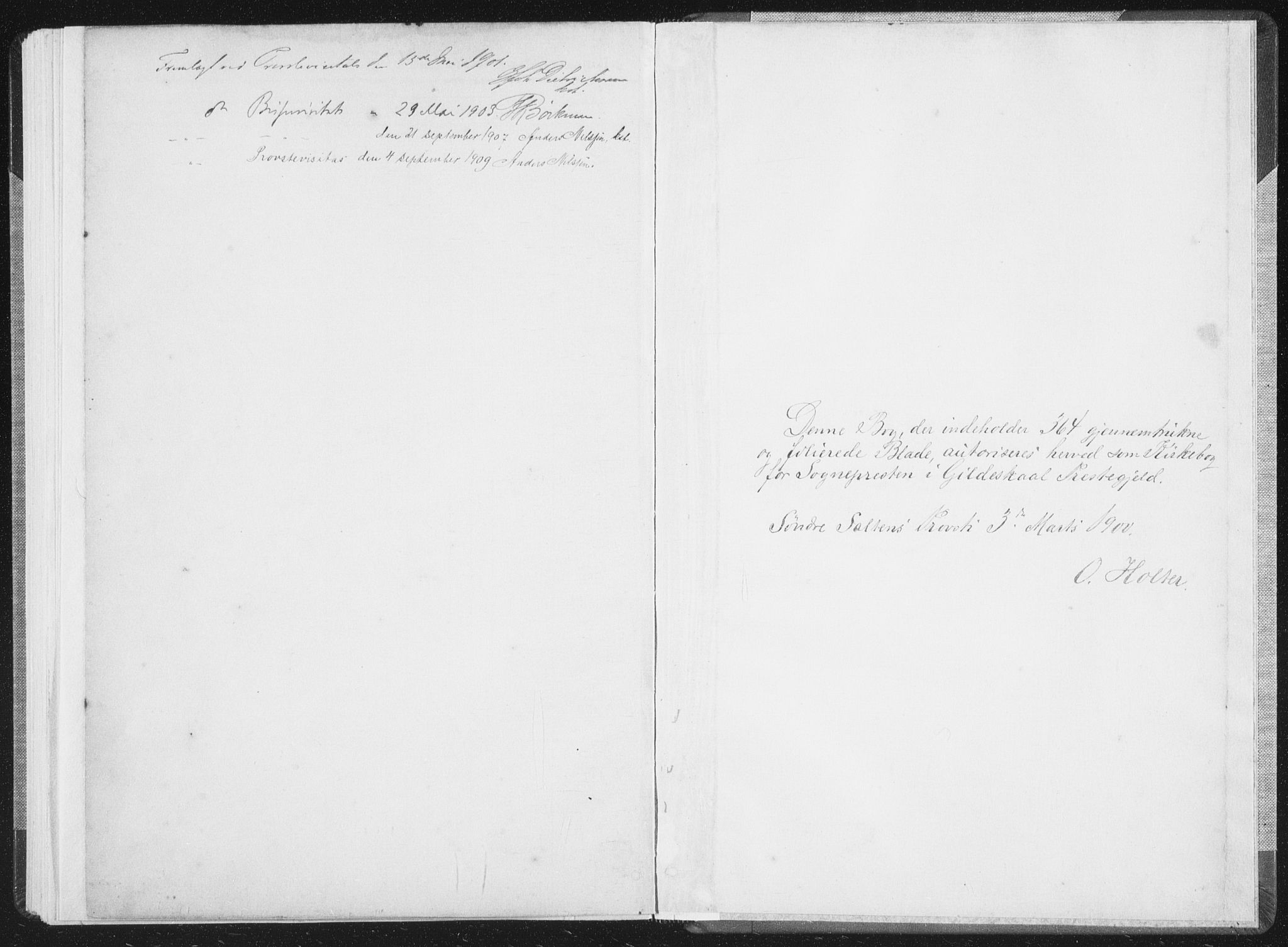 Ministerialprotokoller, klokkerbøker og fødselsregistre - Nordland, SAT/A-1459/805/L0103: Parish register (official) no. 805A08II, 1900-1909