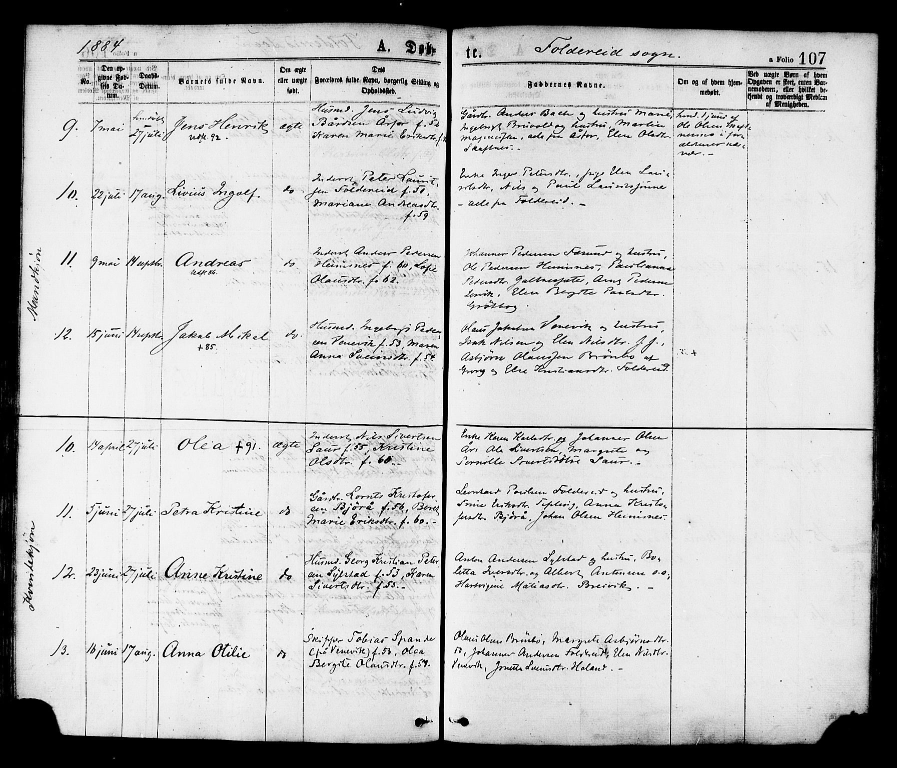 Ministerialprotokoller, klokkerbøker og fødselsregistre - Nord-Trøndelag, AV/SAT-A-1458/780/L0642: Parish register (official) no. 780A07 /2, 1878-1885, p. 107