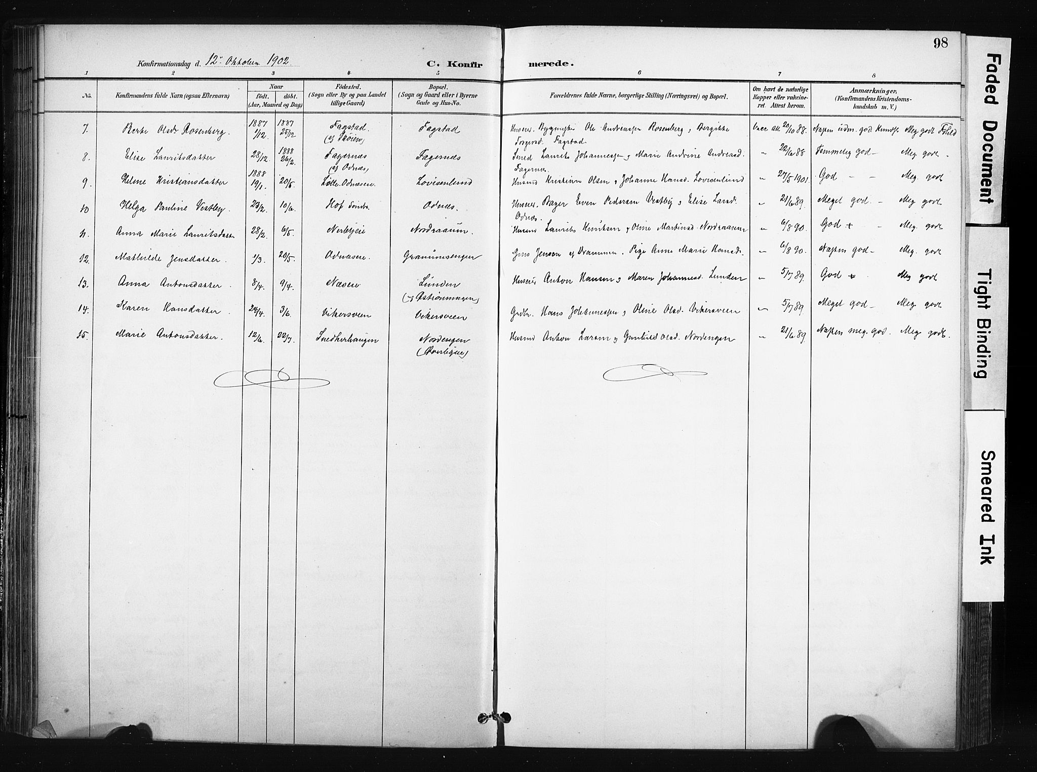 Søndre Land prestekontor, AV/SAH-PREST-122/K/L0004: Parish register (official) no. 4, 1895-1904, p. 98