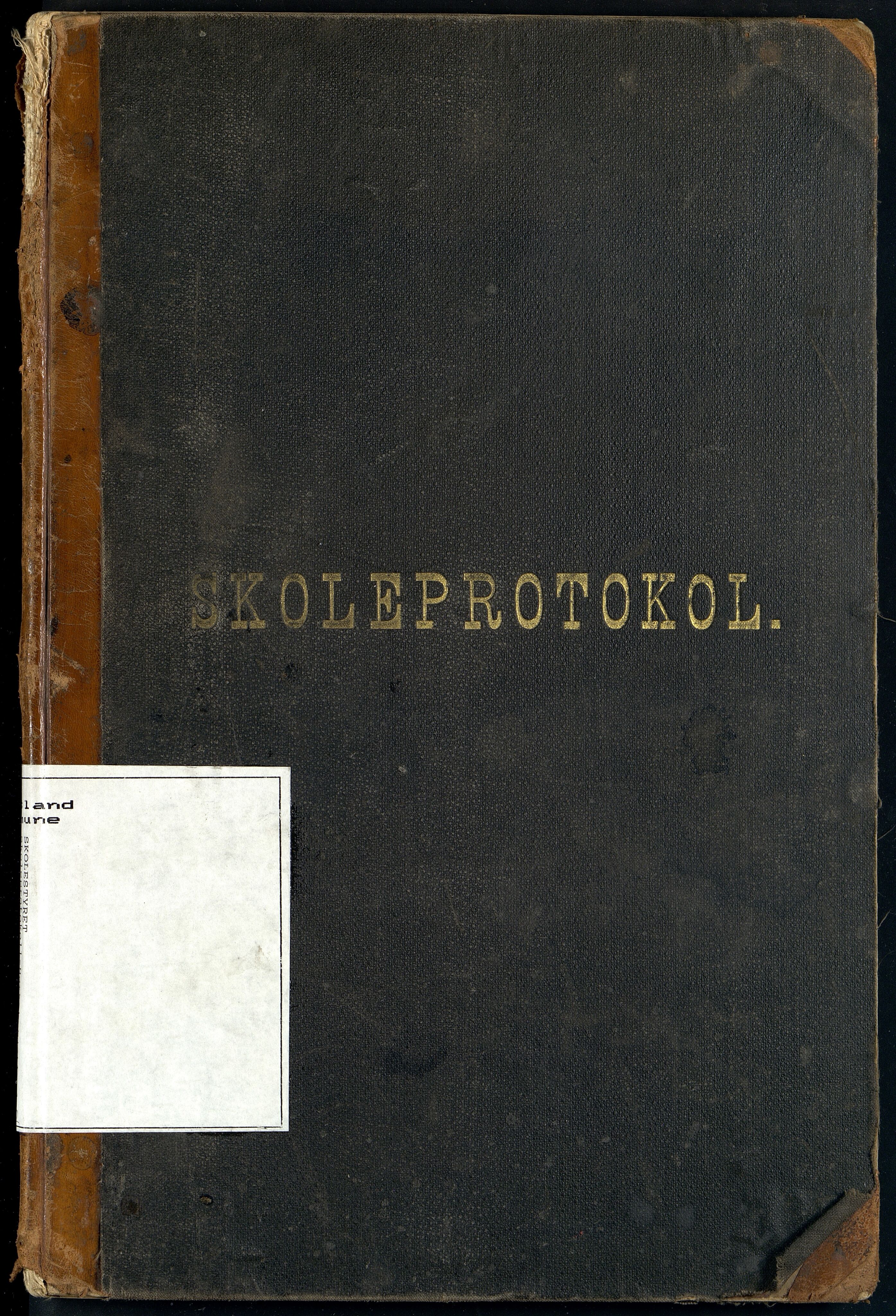 Fjotland kommune - Fjotland Skole, ARKSOR/1037FJ559/H/L0002: Skoleprotokoll, også Harbak skole (d), 1900-1910