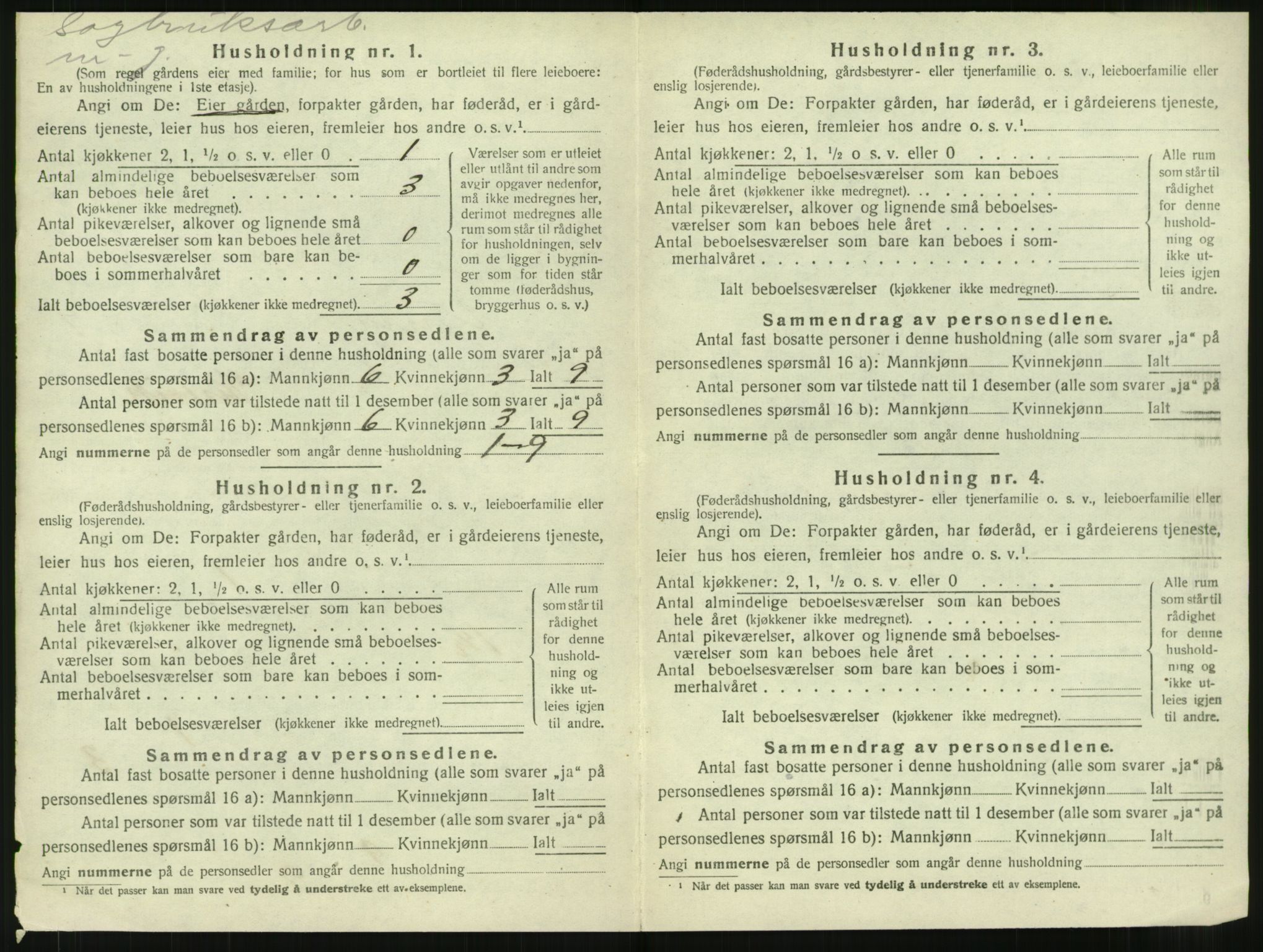 SAT, 1920 census for Verran, 1920, p. 603