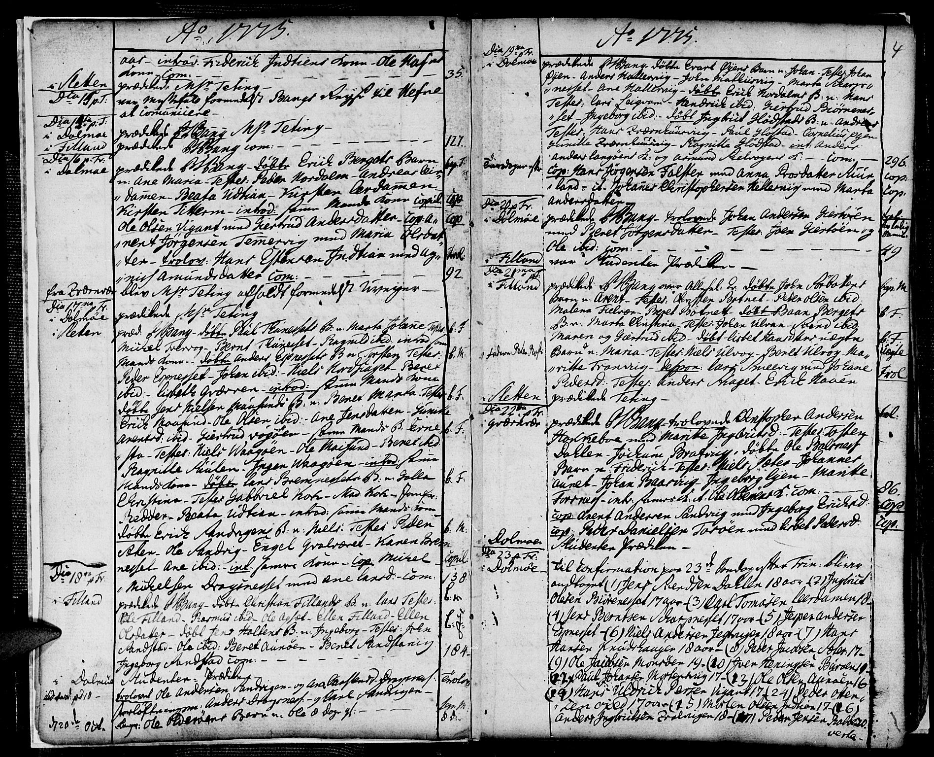 Ministerialprotokoller, klokkerbøker og fødselsregistre - Sør-Trøndelag, SAT/A-1456/634/L0526: Parish register (official) no. 634A02, 1775-1818, p. 4