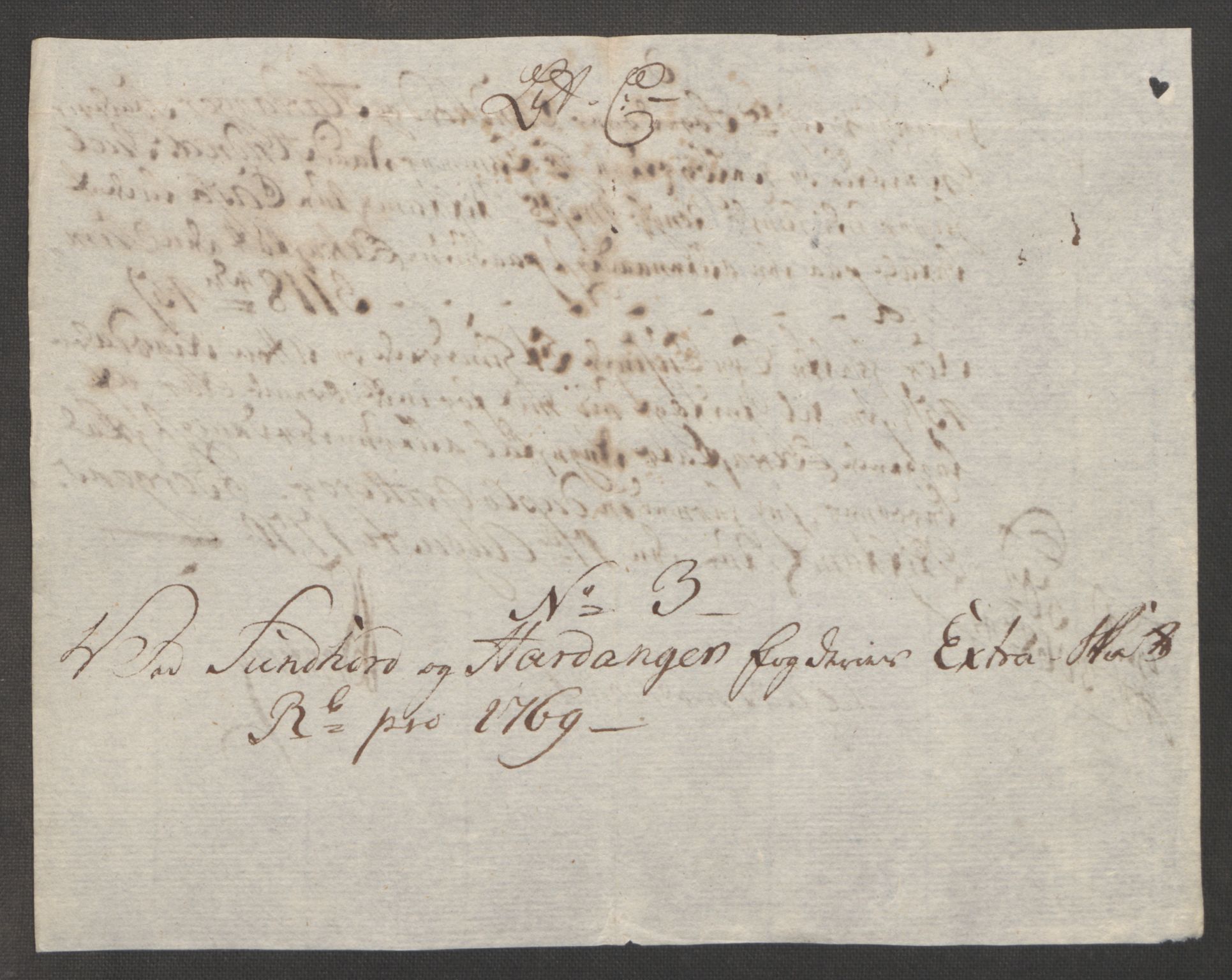 Rentekammeret inntil 1814, Reviderte regnskaper, Fogderegnskap, AV/RA-EA-4092/R48/L3136: Ekstraskatten Sunnhordland og Hardanger, 1762-1772, p. 194