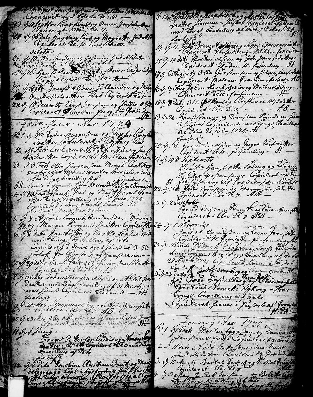 Skien kirkebøker, SAKO/A-302/F/Fa/L0002: Parish register (official) no. 2, 1716-1757, p. 30