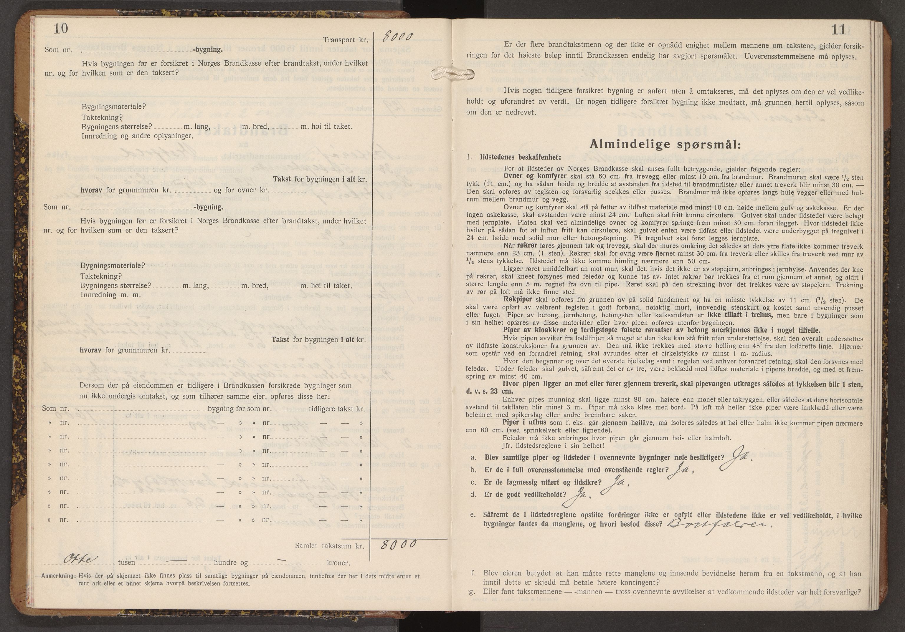 Nøtterøy lensmannskontor, SAKO/A-540/Y/Yg/Ygb/L0011: Skjematakstprotokoll, 1938-1949, p. 10-11