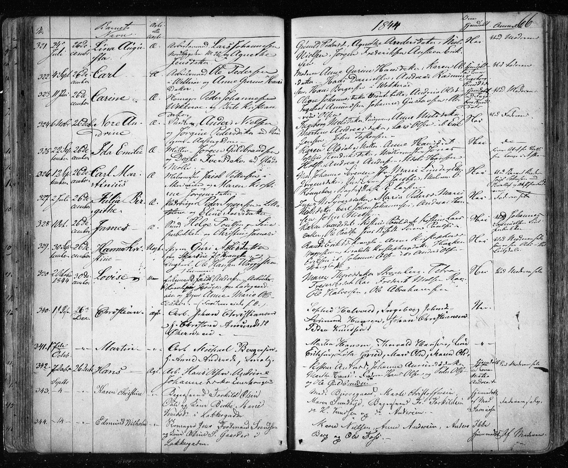 Aker prestekontor kirkebøker, AV/SAO-A-10861/F/L0019: Parish register (official) no. 19, 1842-1852, p. 66