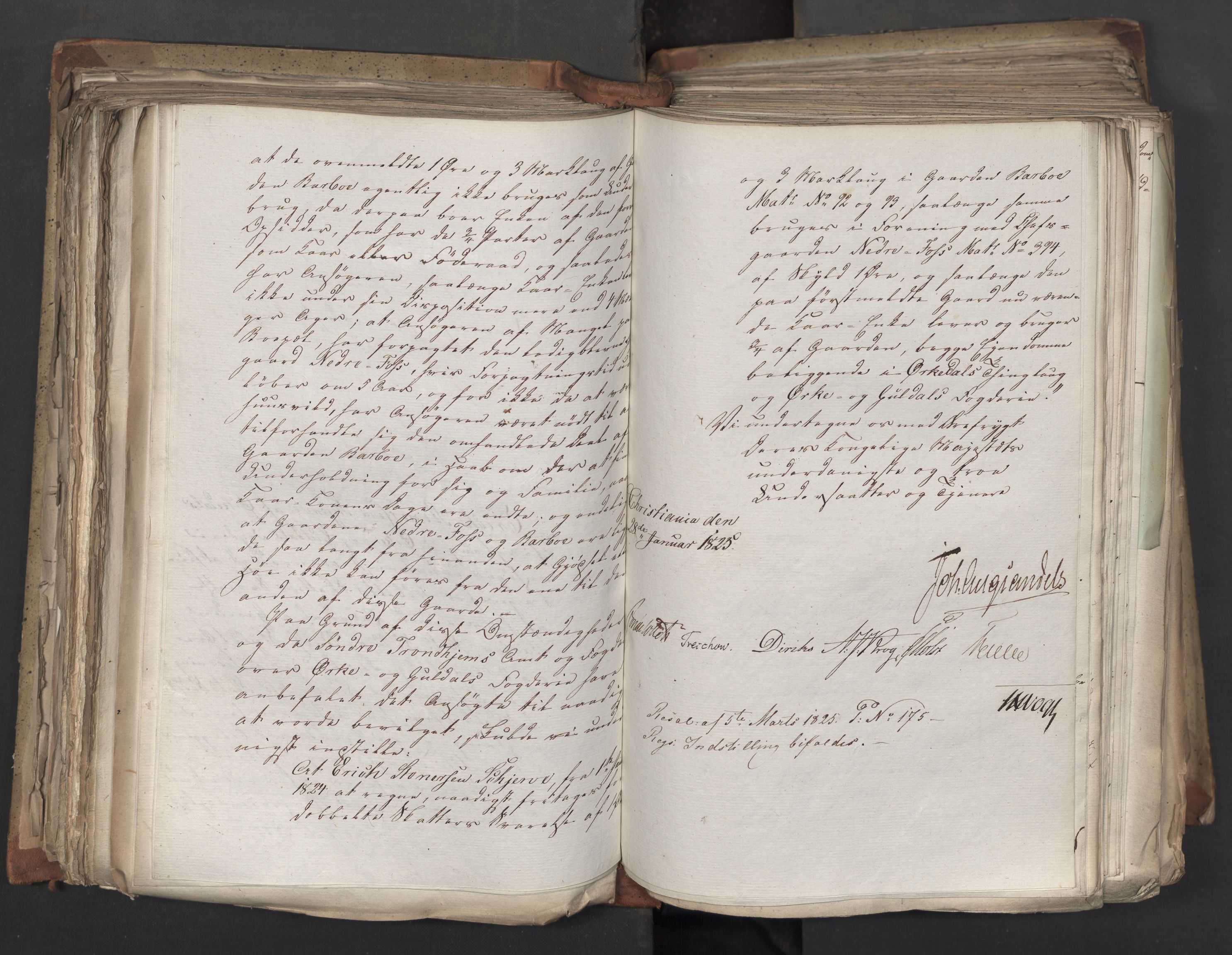 Statsrådsavdelingen i Stockholm, AV/RA-S-1003/D/Da/L0041: Regjeringsinnstillinger nr. 2204-2466, 1825, p. 243