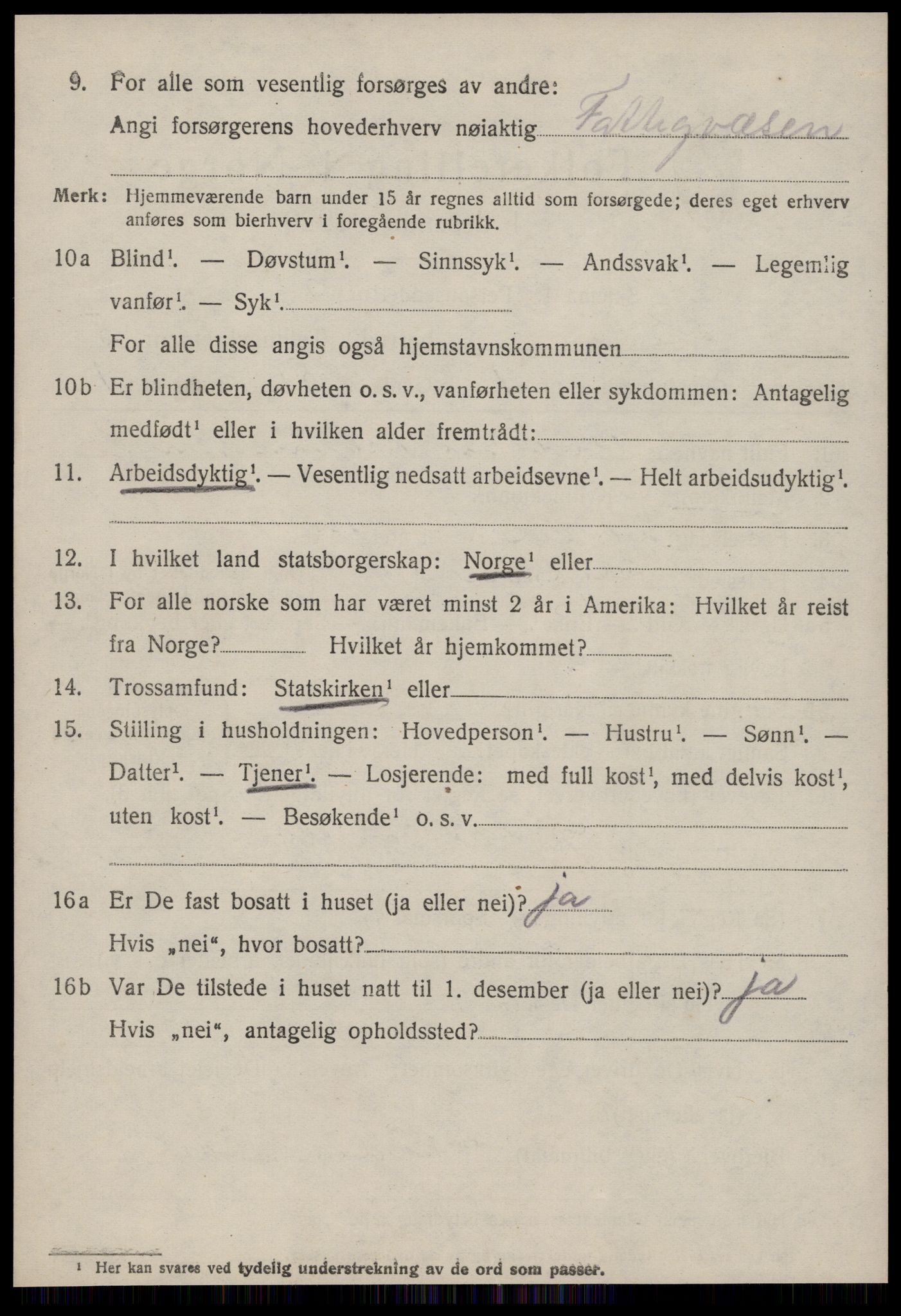 SAT, 1920 census for Hen, 1920, p. 2333