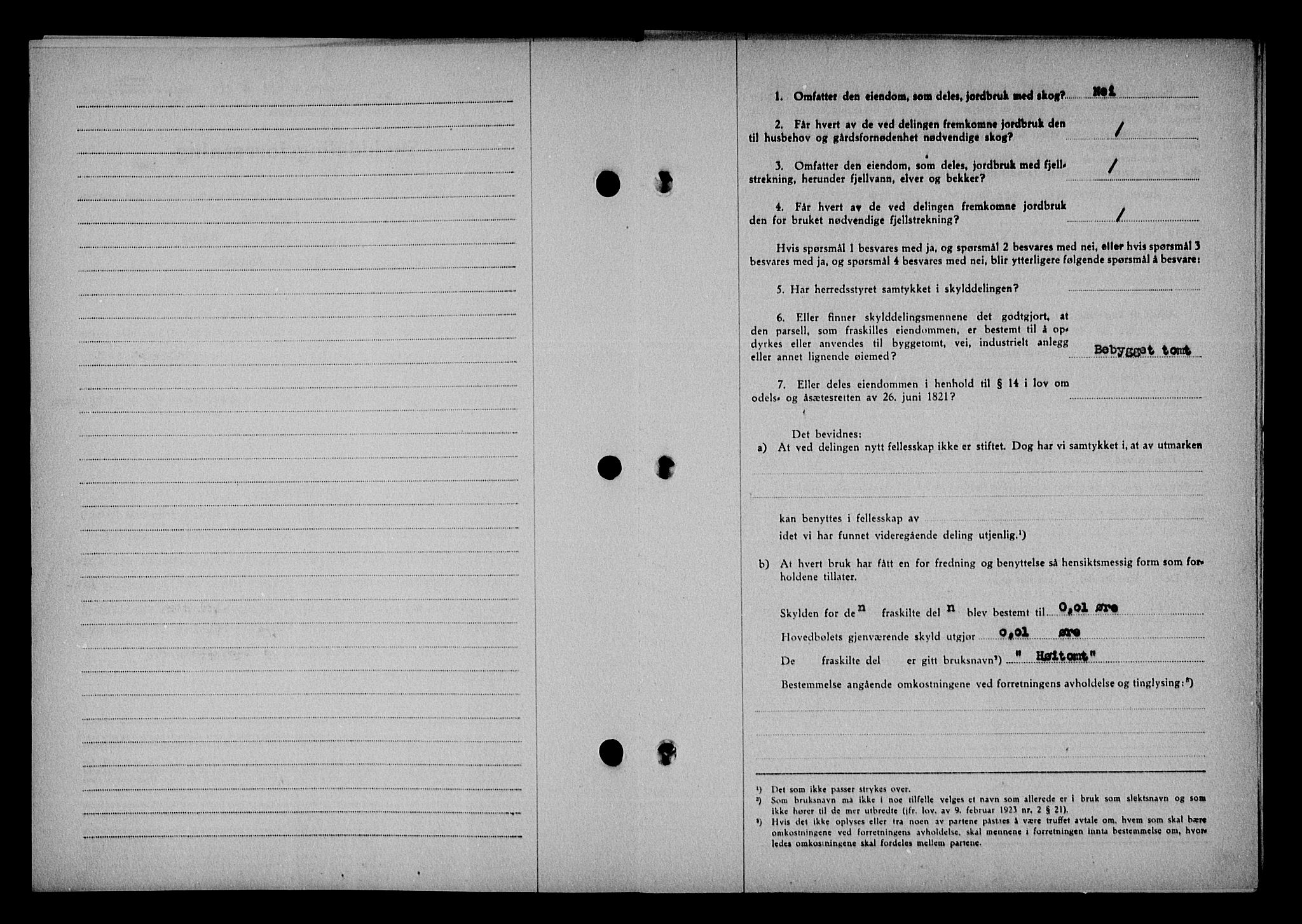 Vestre Nedenes/Sand sorenskriveri, SAK/1221-0010/G/Gb/Gba/L0053: Mortgage book no. A 6, 1944-1945, Diary no: : 674/1944