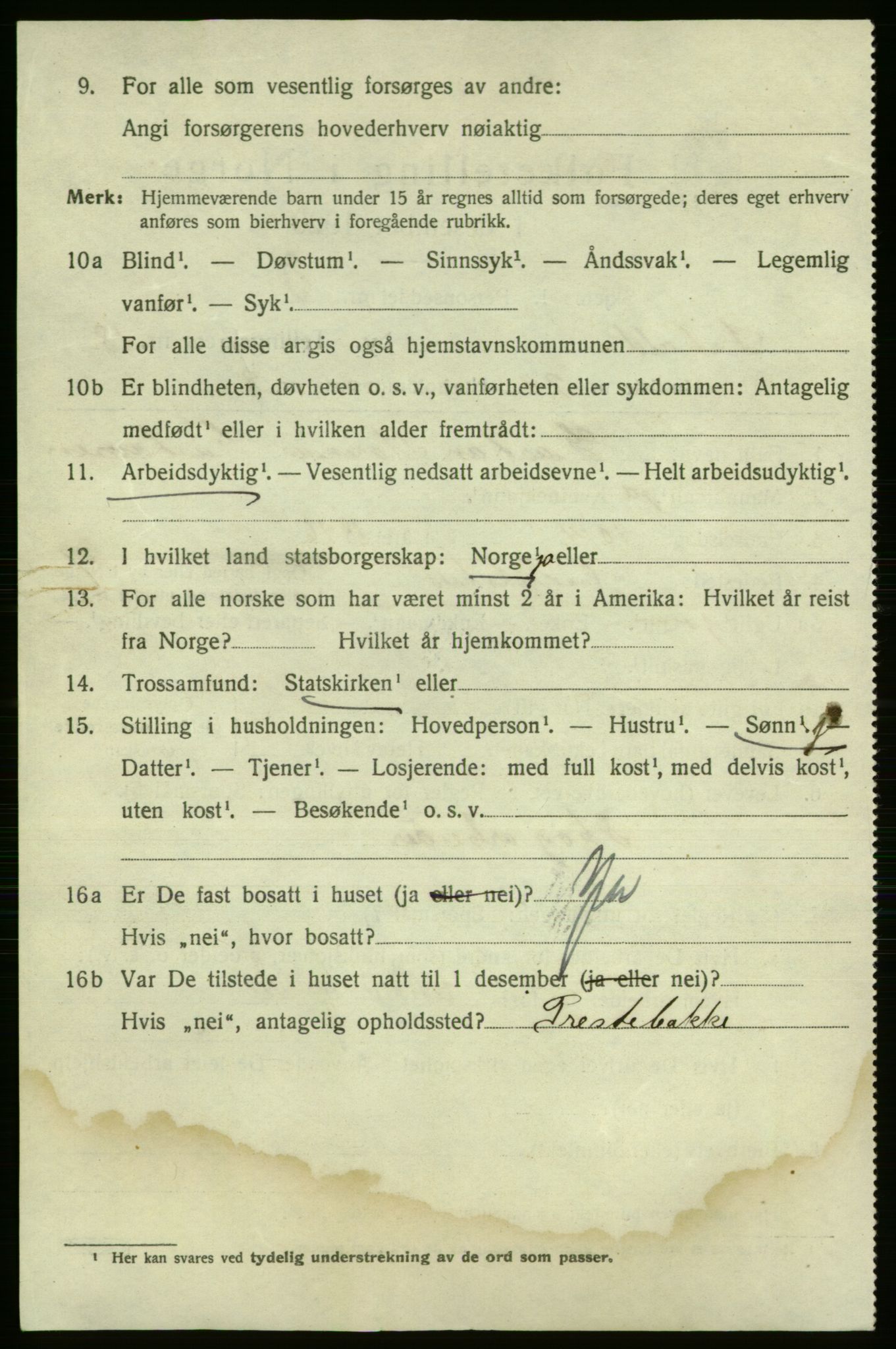 SAO, 1920 census for Fredrikshald, 1920, p. 27836