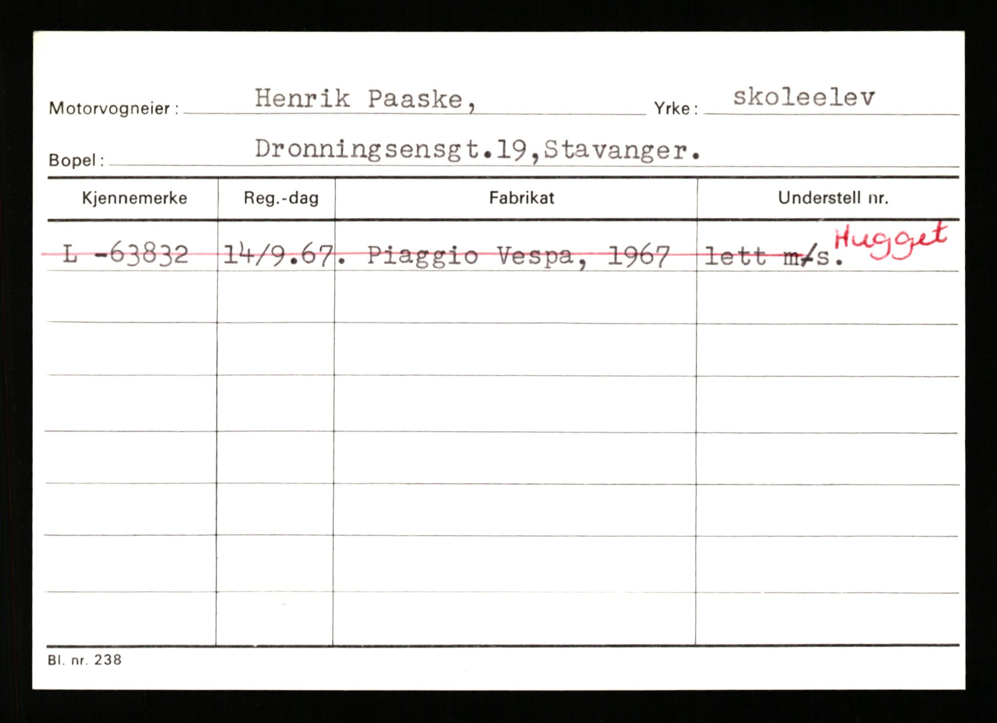 Stavanger trafikkstasjon, SAST/A-101942/0/H/L0030: Polden - Retzius, 1930-1971, p. 319