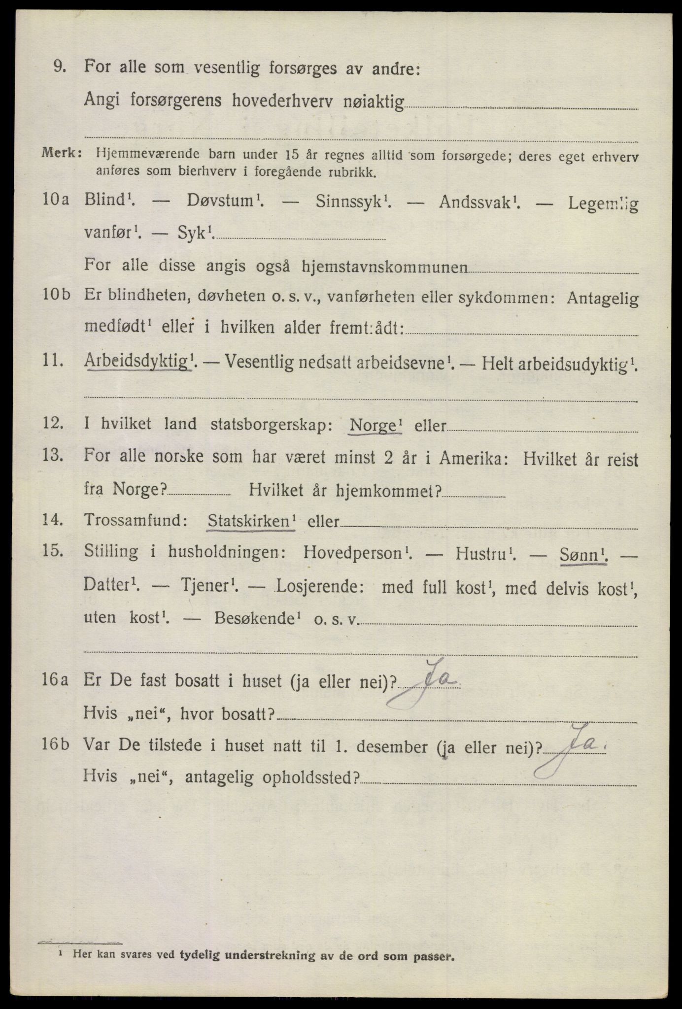 SAKO, 1920 census for Lier, 1920, p. 22615