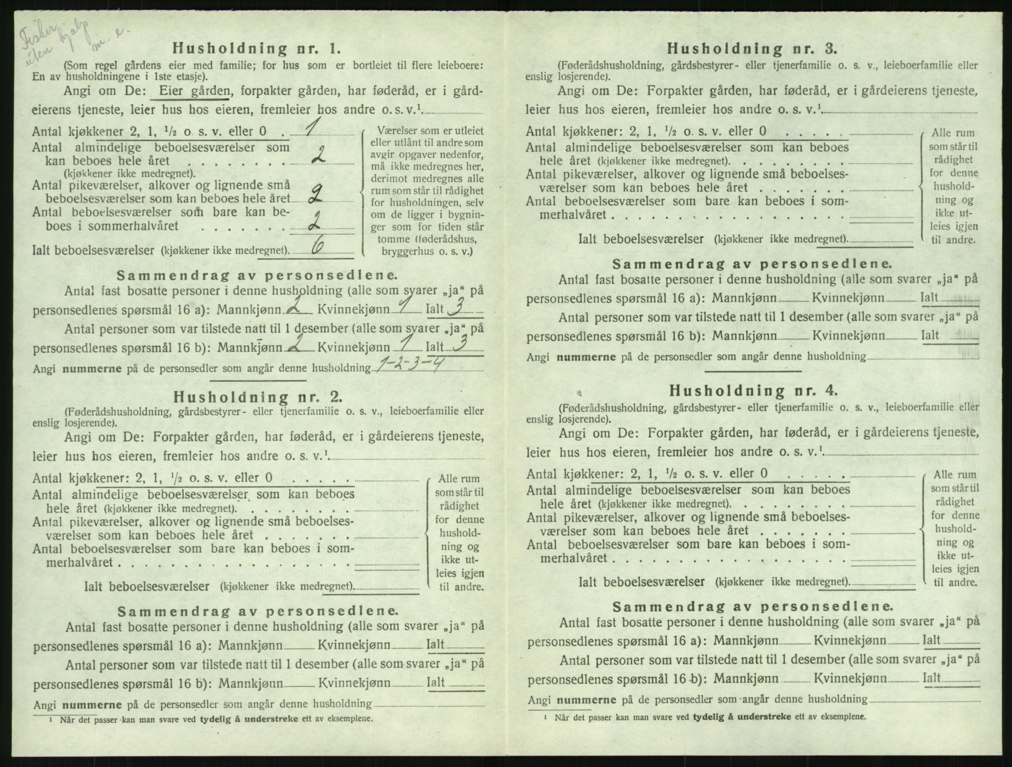 SAK, 1920 census for Hisøy, 1920, p. 41