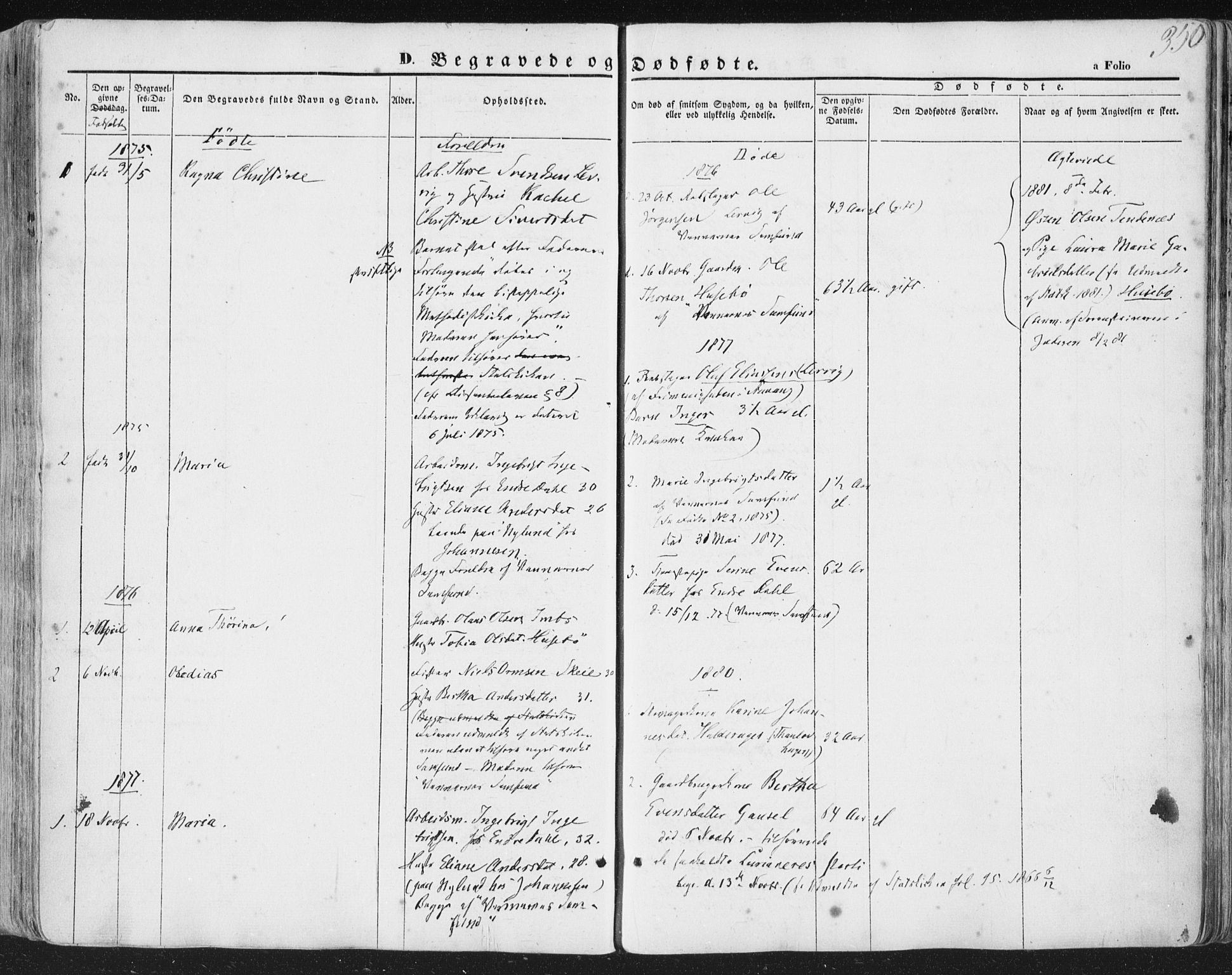 Hetland sokneprestkontor, AV/SAST-A-101826/30/30BA/L0002: Parish register (official) no. A 2, 1849-1869, p. 350