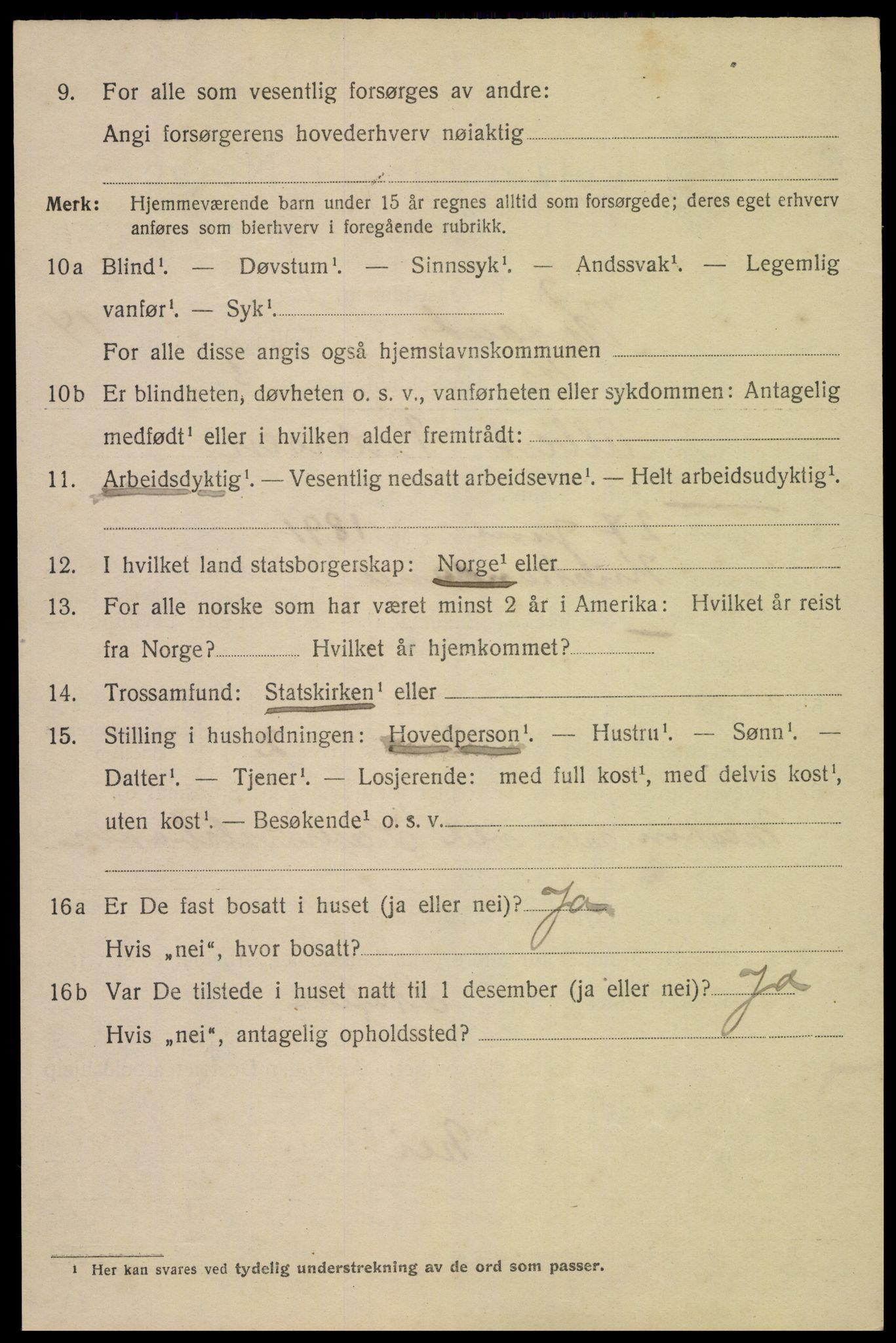 SAK, 1920 census for Kristiansand, 1920, p. 29660