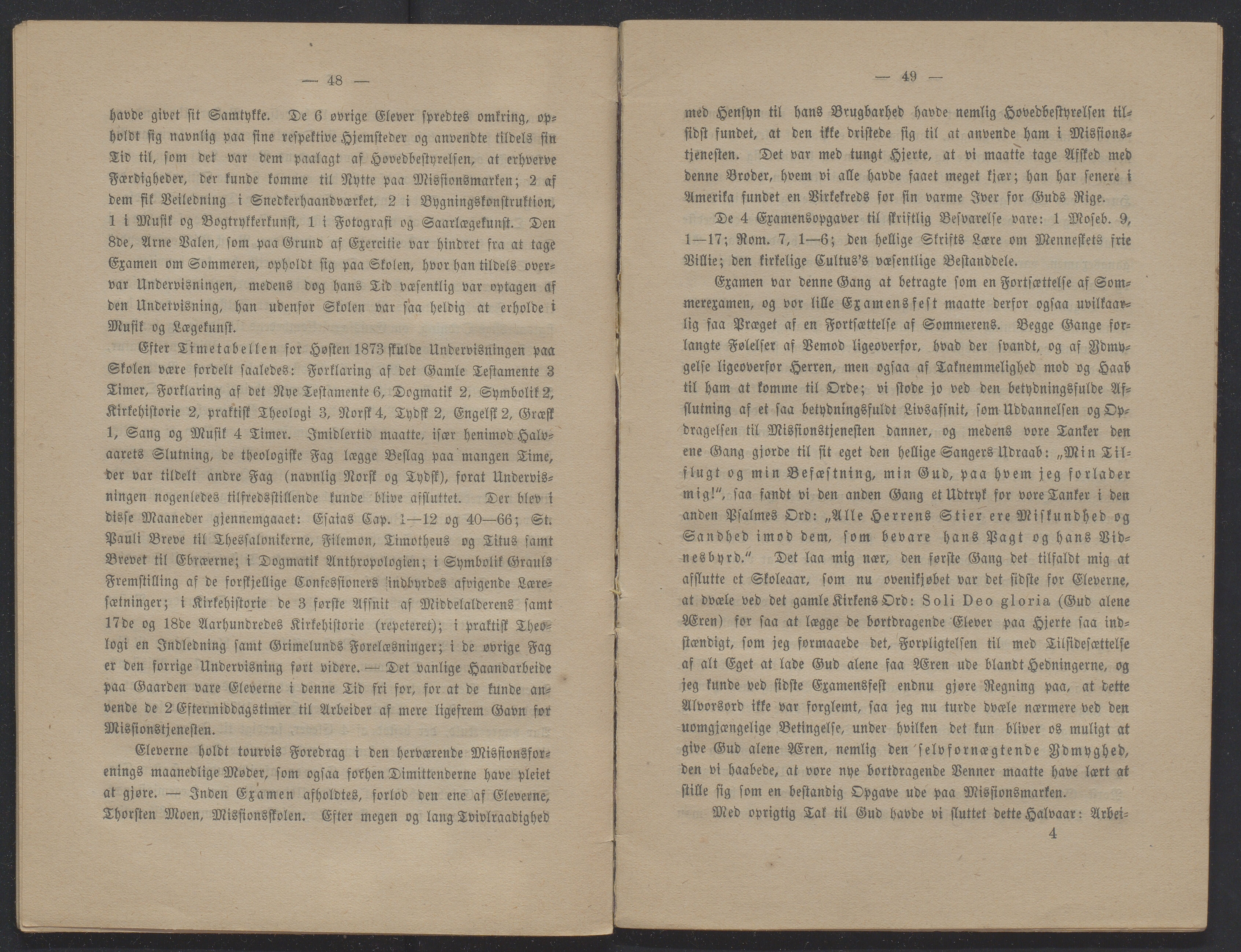 Det Norske Misjonsselskap - hovedadministrasjonen, VID/MA-A-1045/D/Db/Dba/L0338/0002: Beretninger, Bøker, Skrifter o.l   / Årsberetninger 32, 1874, p. 48-49