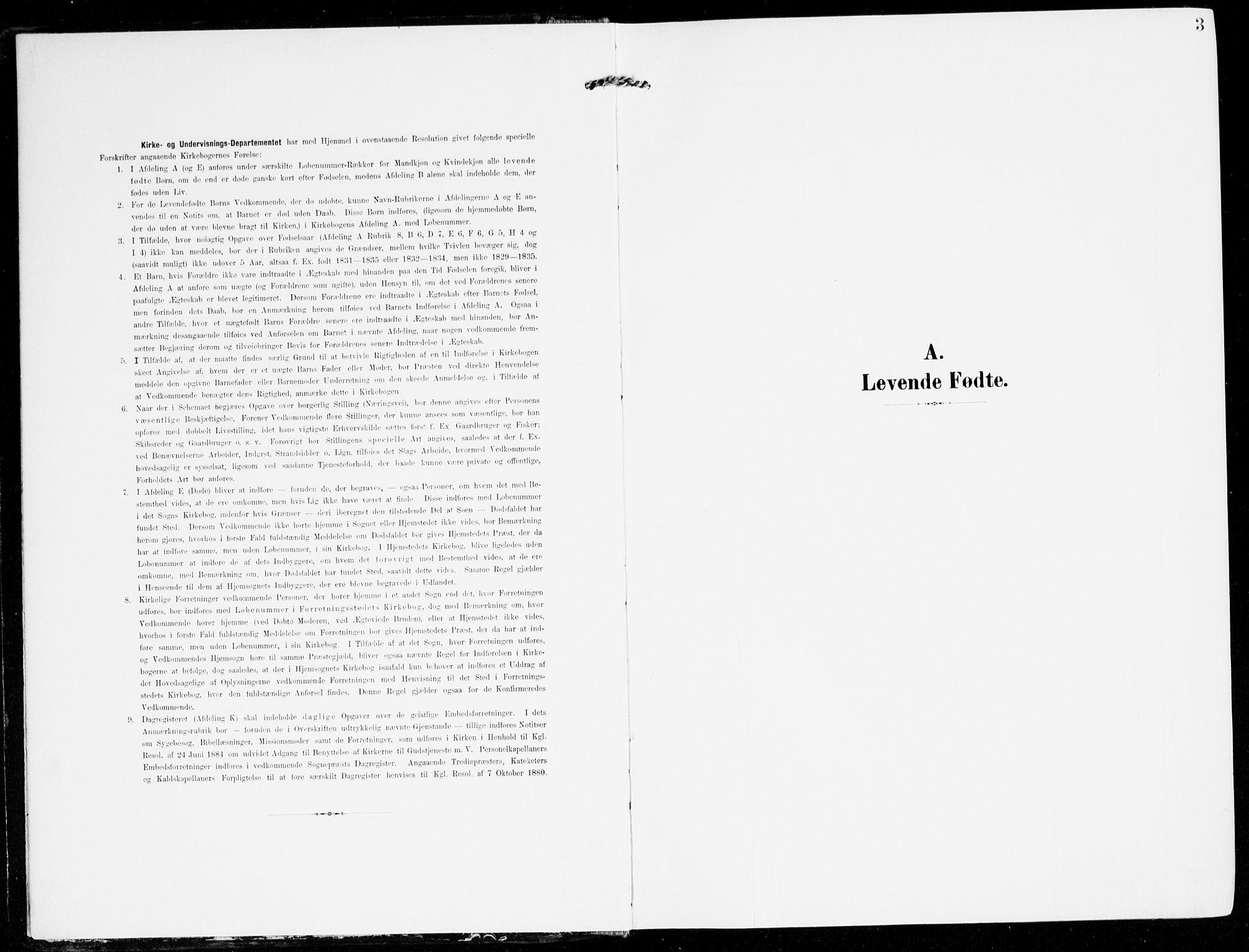Lavik sokneprestembete, SAB/A-80901: Parish register (official) no. C 2, 1904-1921, p. 3
