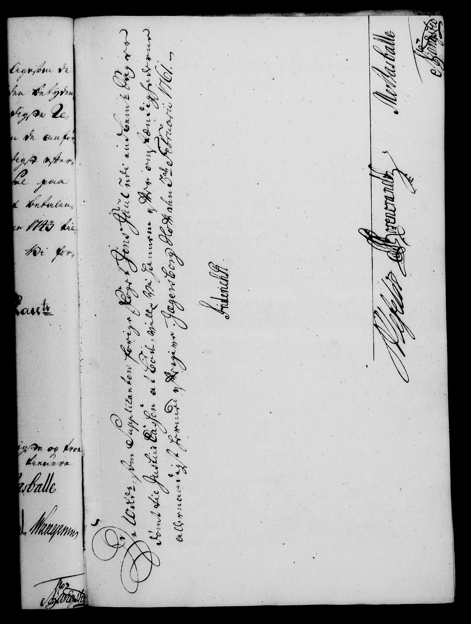 Rentekammeret, Kammerkanselliet, AV/RA-EA-3111/G/Gf/Gfa/L0043: Norsk relasjons- og resolusjonsprotokoll (merket RK 52.43), 1761, p. 55