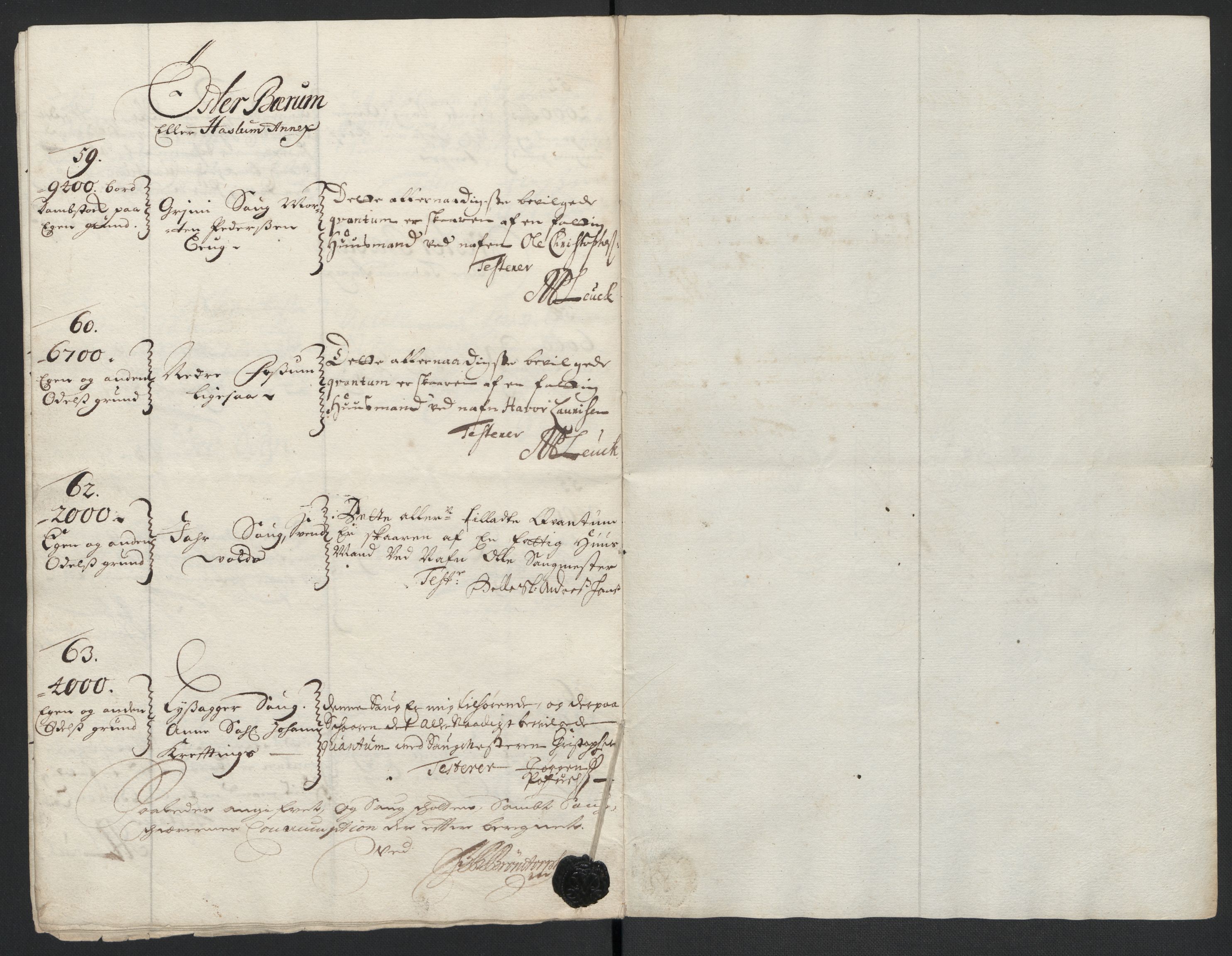 Rentekammeret inntil 1814, Reviderte regnskaper, Fogderegnskap, AV/RA-EA-4092/R10/L0442: Fogderegnskap Aker og Follo, 1699, p. 208