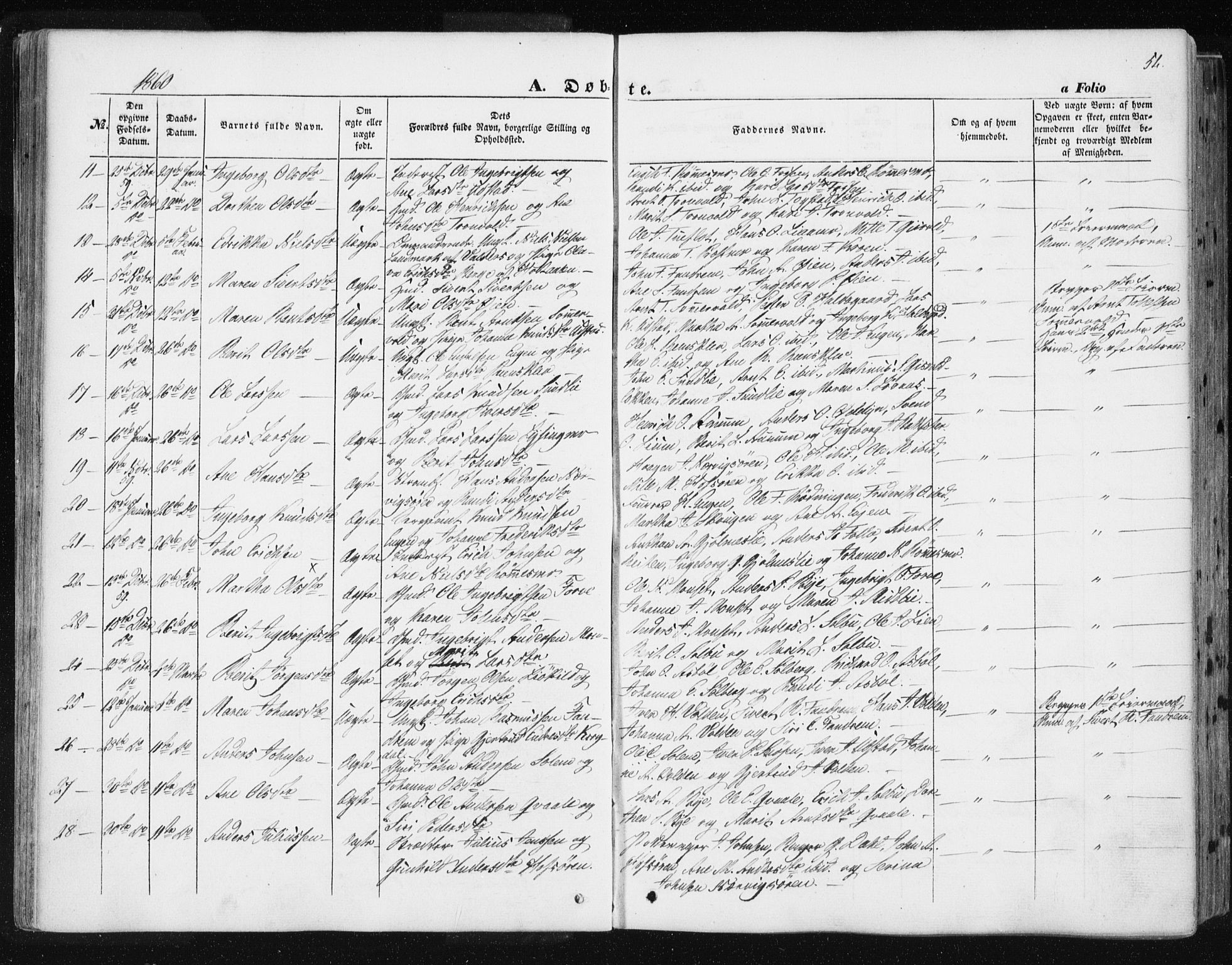 Ministerialprotokoller, klokkerbøker og fødselsregistre - Sør-Trøndelag, AV/SAT-A-1456/668/L0806: Parish register (official) no. 668A06, 1854-1869, p. 52