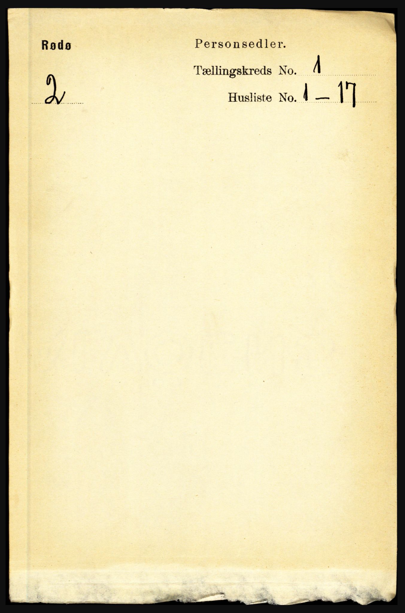 RA, 1891 census for 1836 Rødøy, 1891, p. 36
