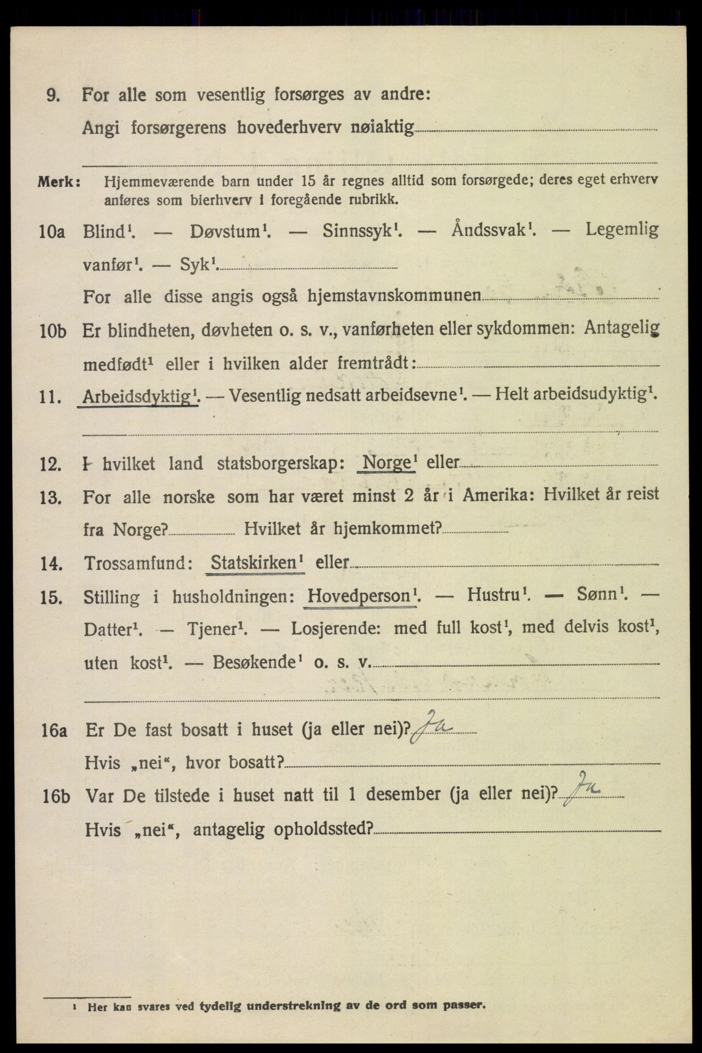 SAH, 1920 census for Østre Gausdal, 1920, p. 1363