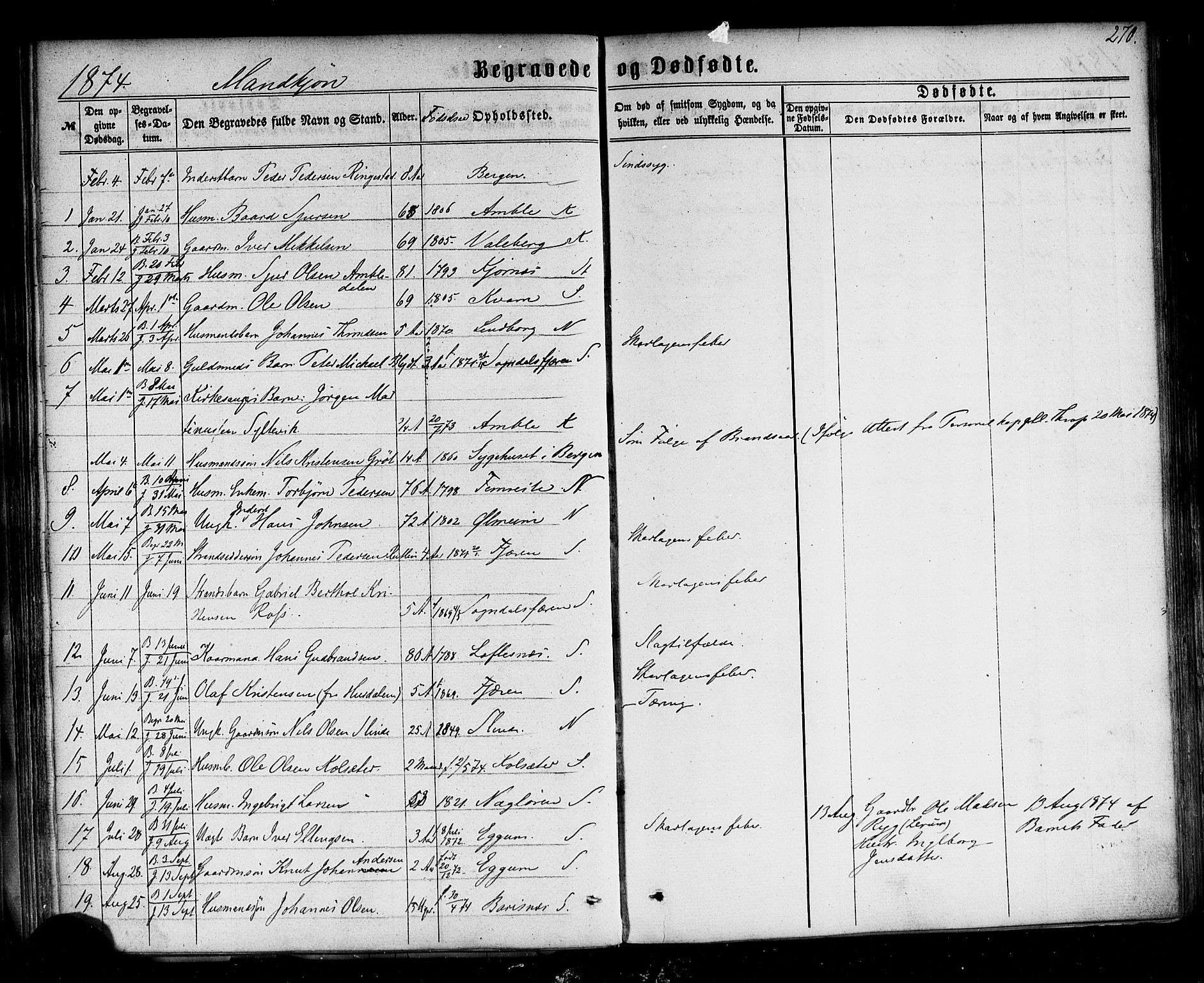 Sogndal sokneprestembete, SAB/A-81301/H/Haa/Haaa/L0013: Parish register (official) no. A 13, 1859-1877, p. 270