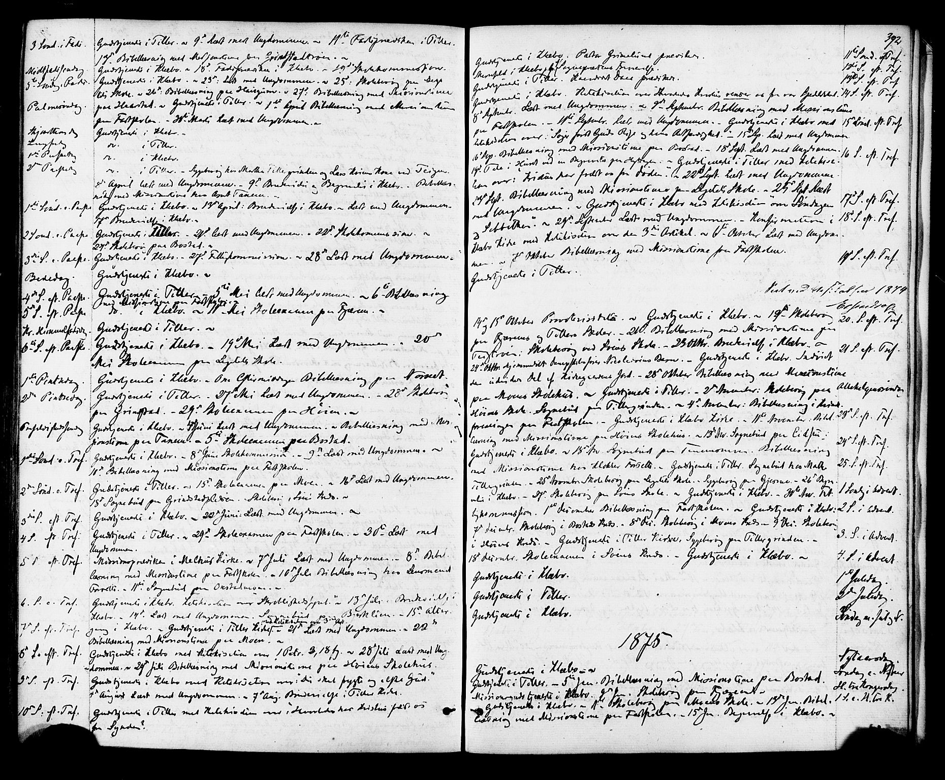 Ministerialprotokoller, klokkerbøker og fødselsregistre - Sør-Trøndelag, SAT/A-1456/618/L0442: Parish register (official) no. 618A06 /1, 1863-1879, p. 392