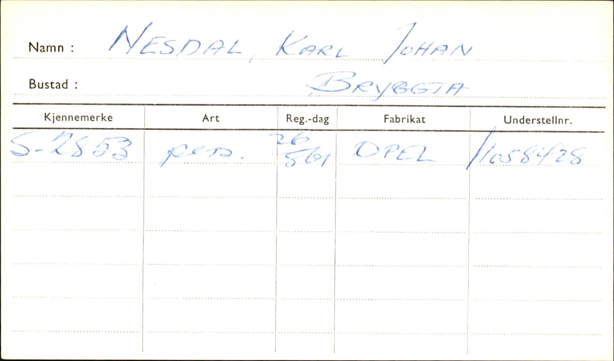 Statens vegvesen, Sogn og Fjordane vegkontor, AV/SAB-A-5301/4/F/L0001D: Eigarregister Fjordane til 1.6.1961, 1930-1961, p. 866