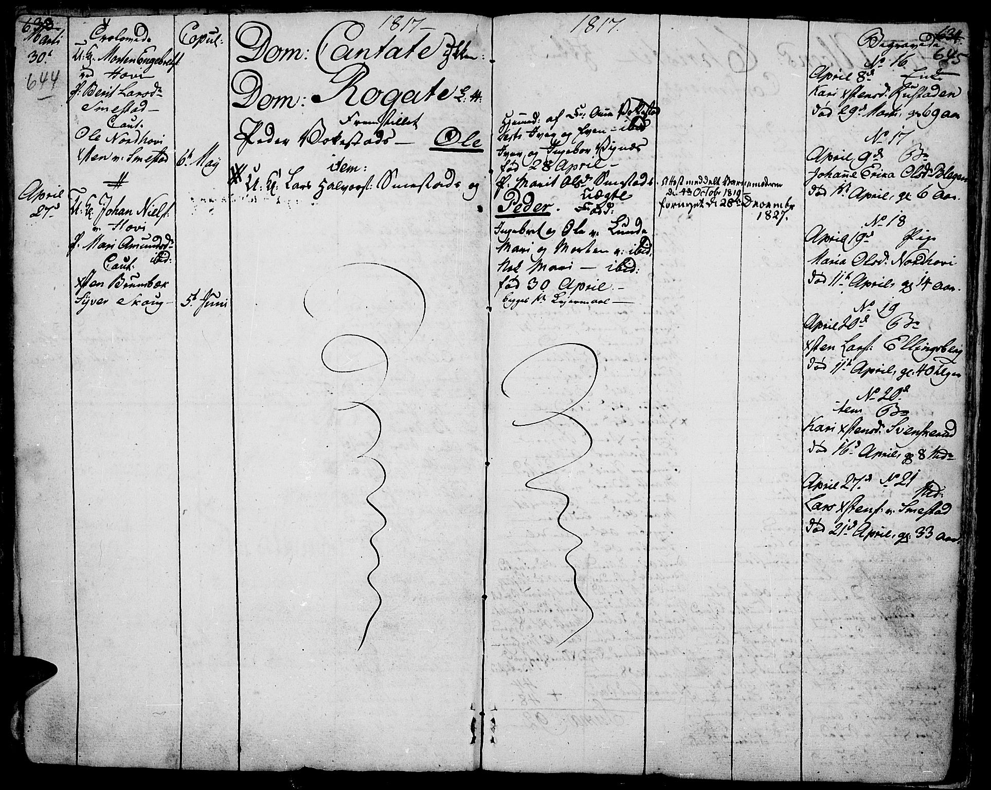 Fåberg prestekontor, SAH/PREST-086/H/Ha/Haa/L0002: Parish register (official) no. 2, 1775-1818, p. 644-645