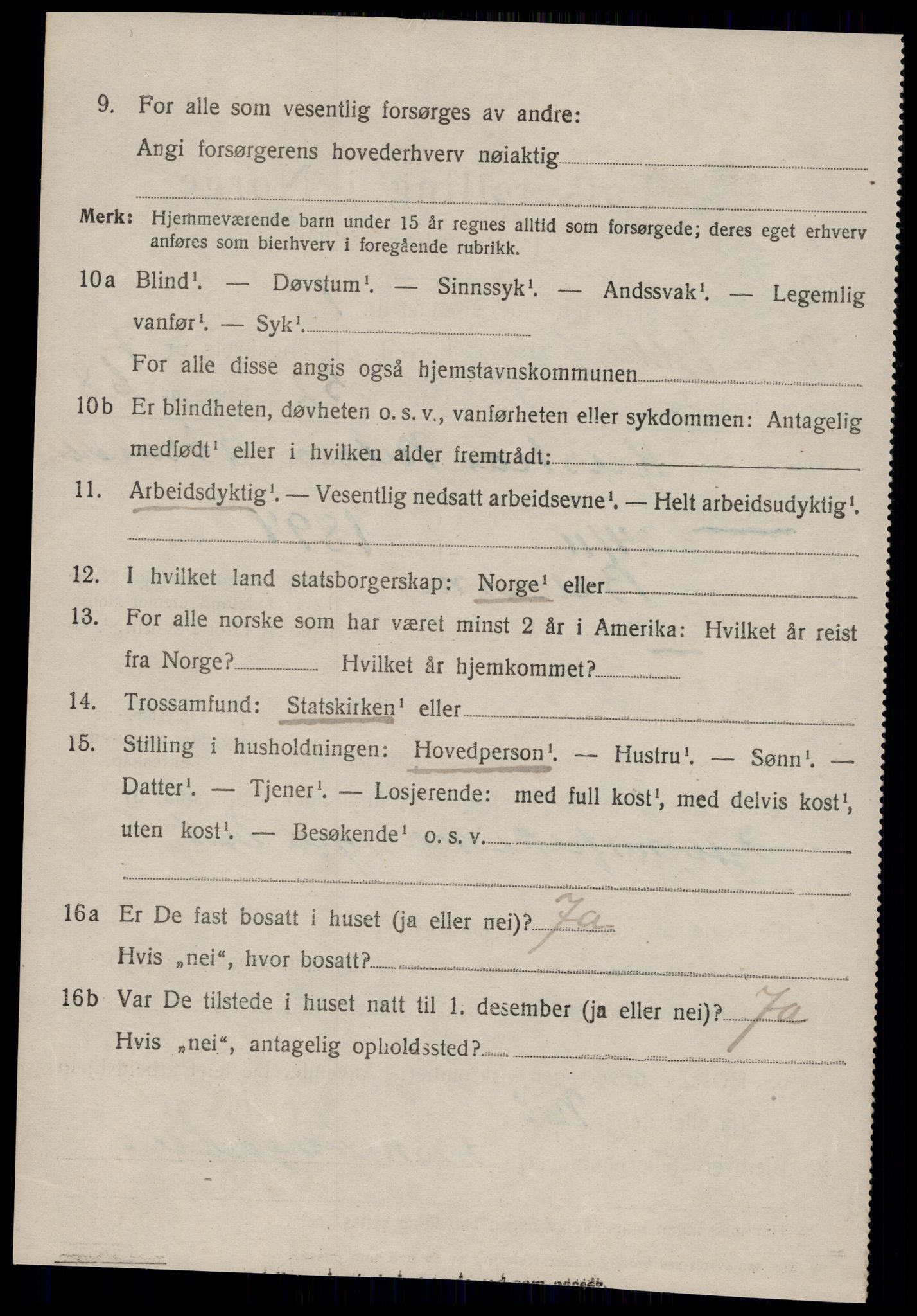 SAT, 1920 census for Bremsnes, 1920, p. 5532