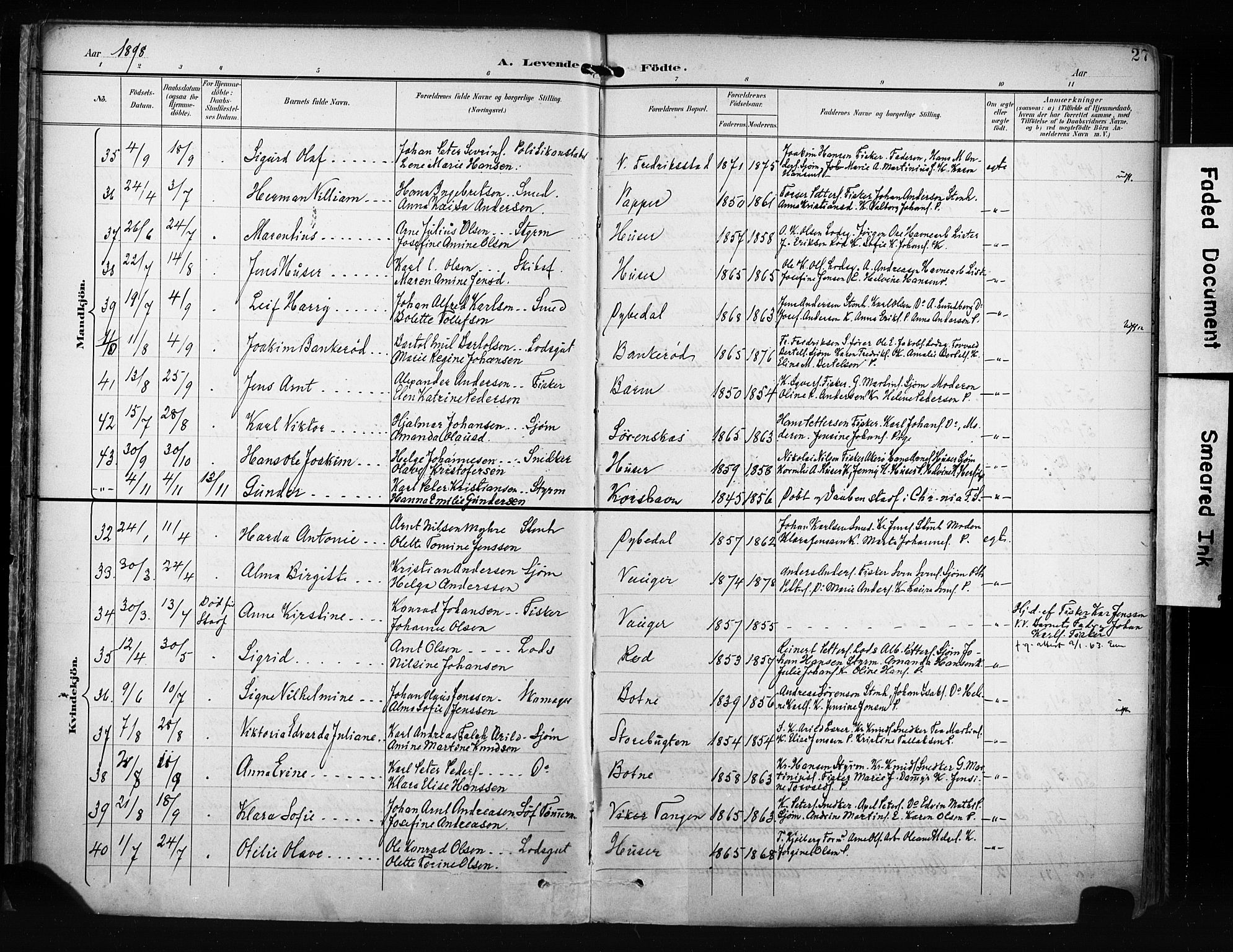 Hvaler prestekontor Kirkebøker, SAO/A-2001/F/Fa/L0009: Parish register (official) no. I 9, 1895-1906, p. 27