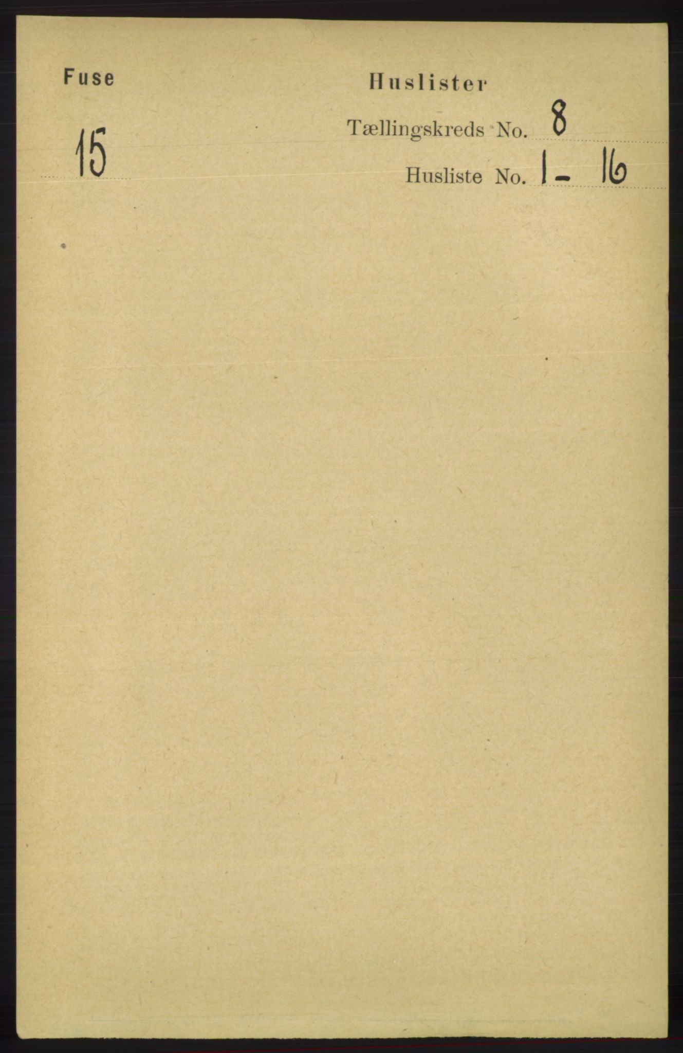 RA, 1891 census for 1241 Fusa, 1891, p. 1543