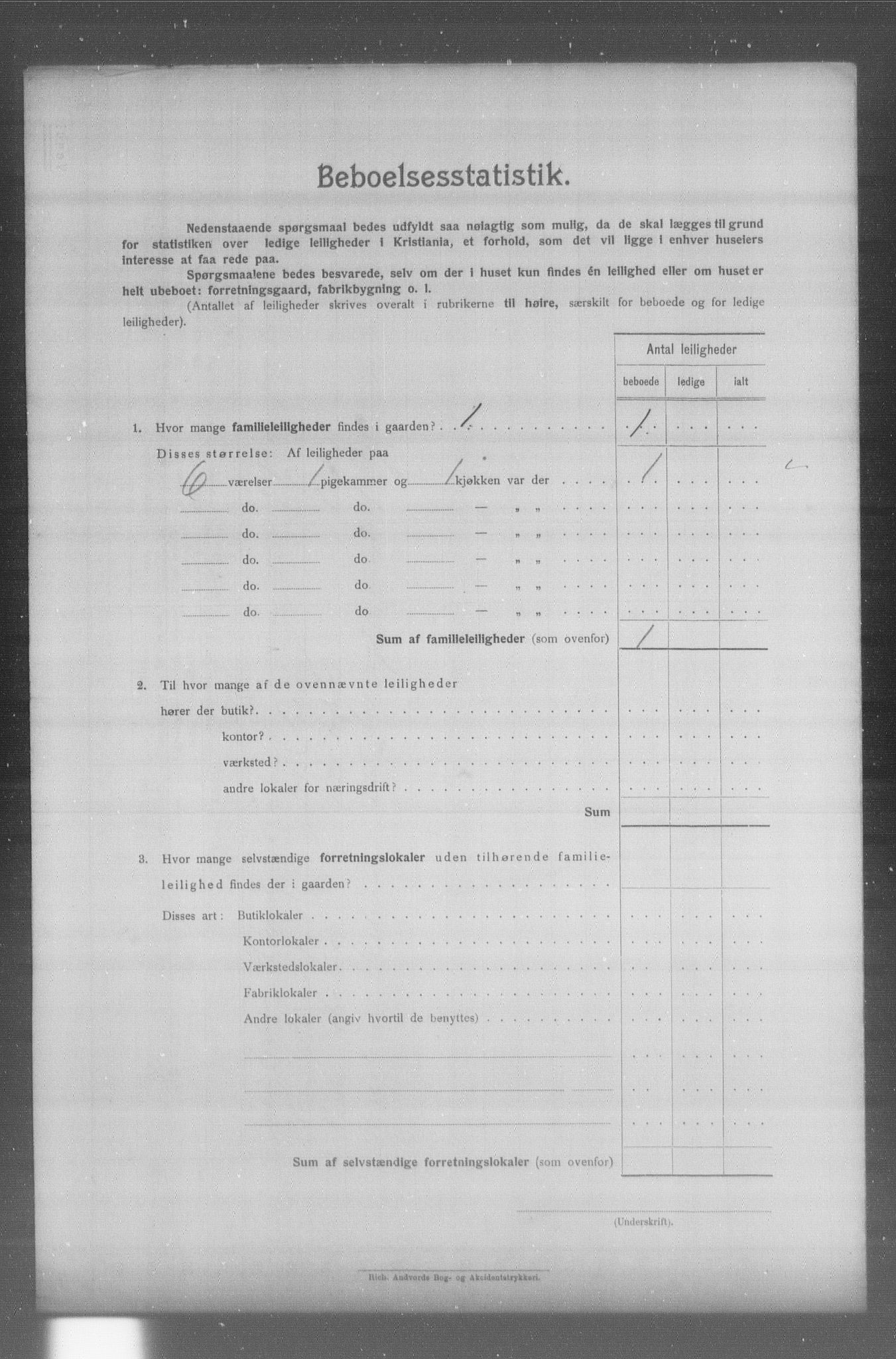 OBA, Municipal Census 1904 for Kristiania, 1904, p. 21099