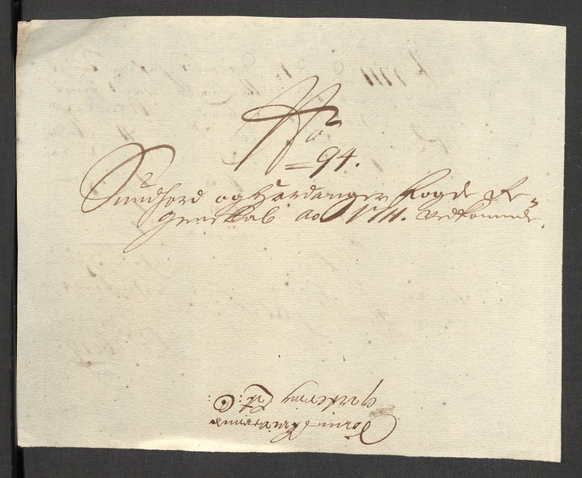 Rentekammeret inntil 1814, Reviderte regnskaper, Fogderegnskap, RA/EA-4092/R48/L2987: Fogderegnskap Sunnhordland og Hardanger, 1711, p. 334