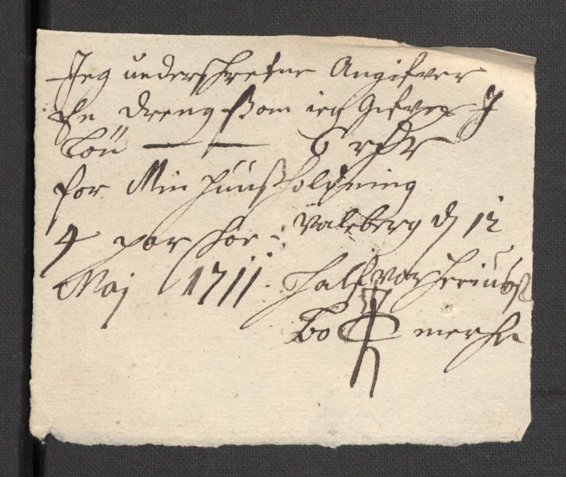 Rentekammeret inntil 1814, Reviderte regnskaper, Fogderegnskap, AV/RA-EA-4092/R36/L2121: Fogderegnskap Øvre og Nedre Telemark og Bamble, 1711, p. 227