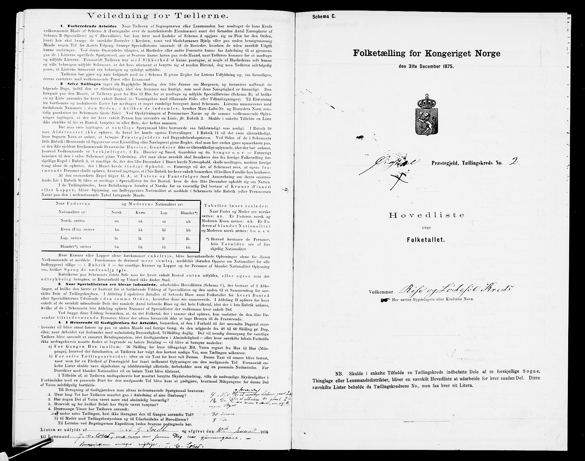SAK, 1875 census for 0920P Øyestad, 1875, p. 33