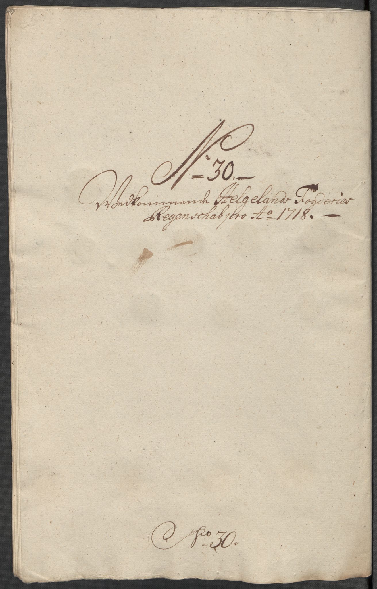 Rentekammeret inntil 1814, Reviderte regnskaper, Fogderegnskap, RA/EA-4092/R65/L4516: Fogderegnskap Helgeland, 1718, p. 239