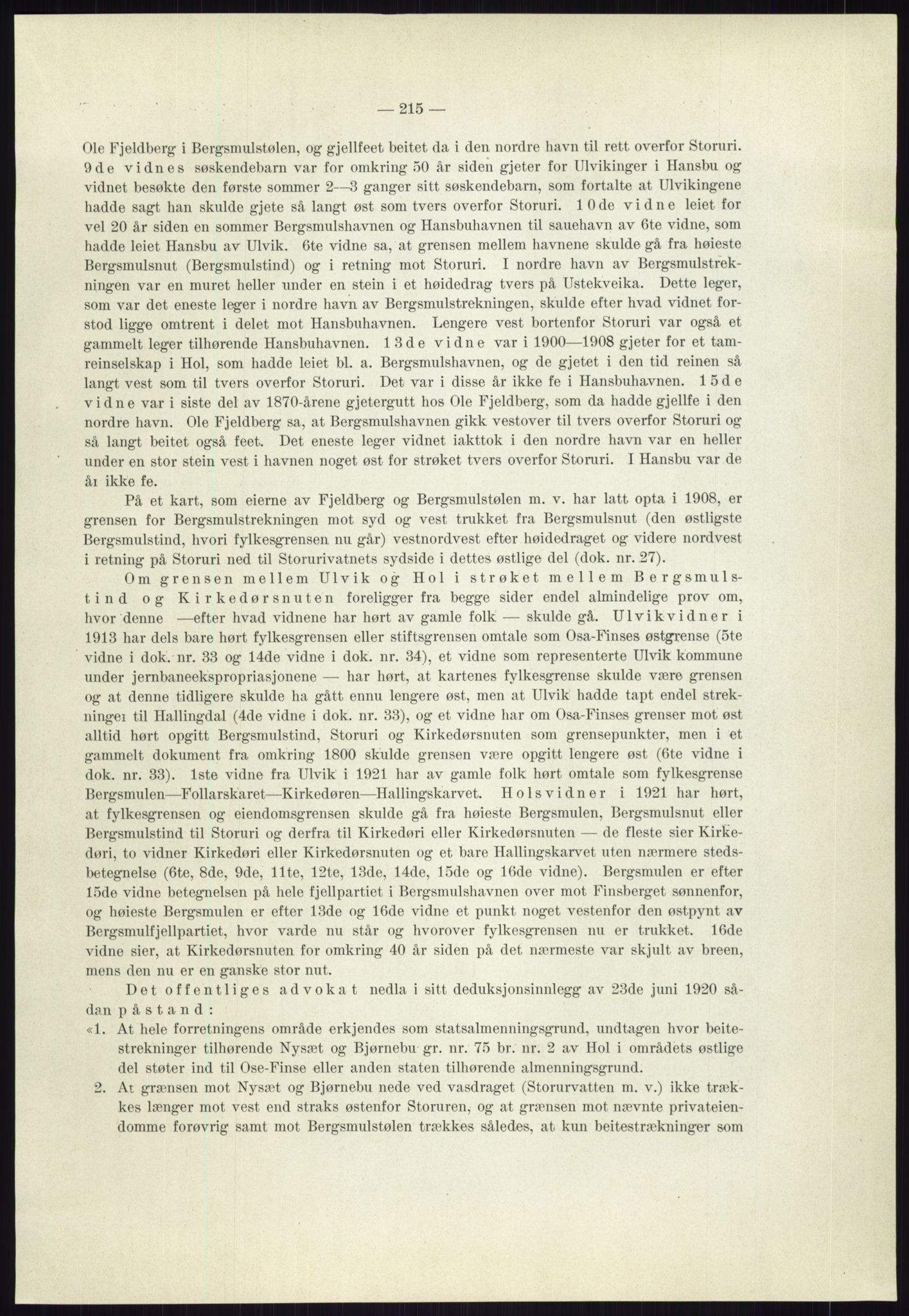 Høyfjellskommisjonen, AV/RA-S-1546/X/Xa/L0001: Nr. 1-33, 1909-1953, p. 821