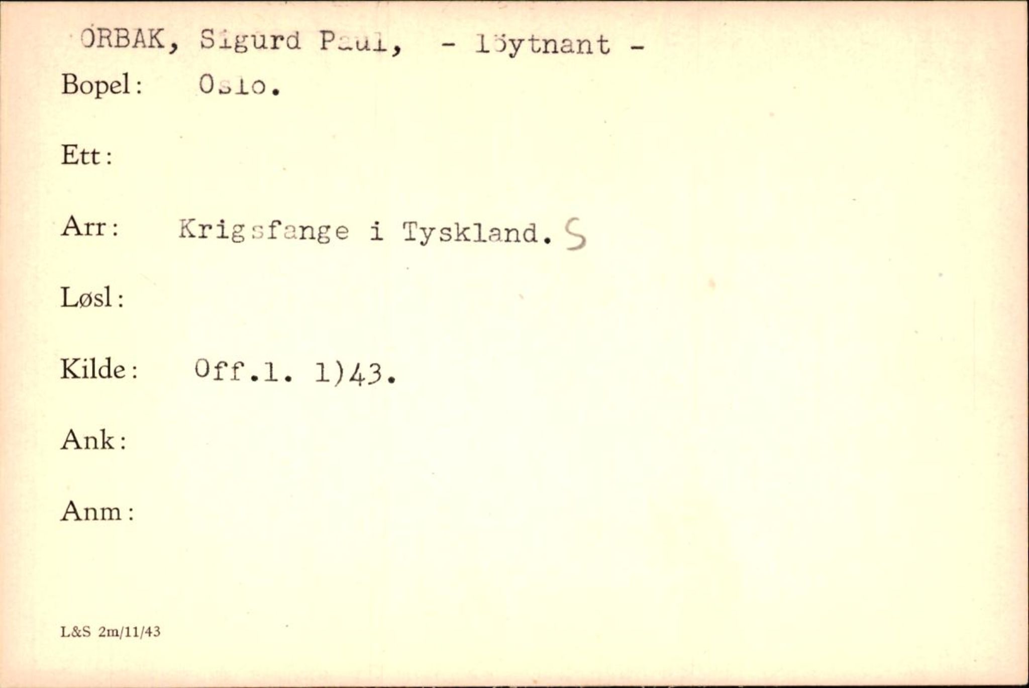 Forsvaret, Forsvarets krigshistoriske avdeling, AV/RA-RAFA-2017/Y/Yf/L0200: II-C-11-2102  -  Norske krigsfanger i Tyskland, 1940-1945, p. 1155