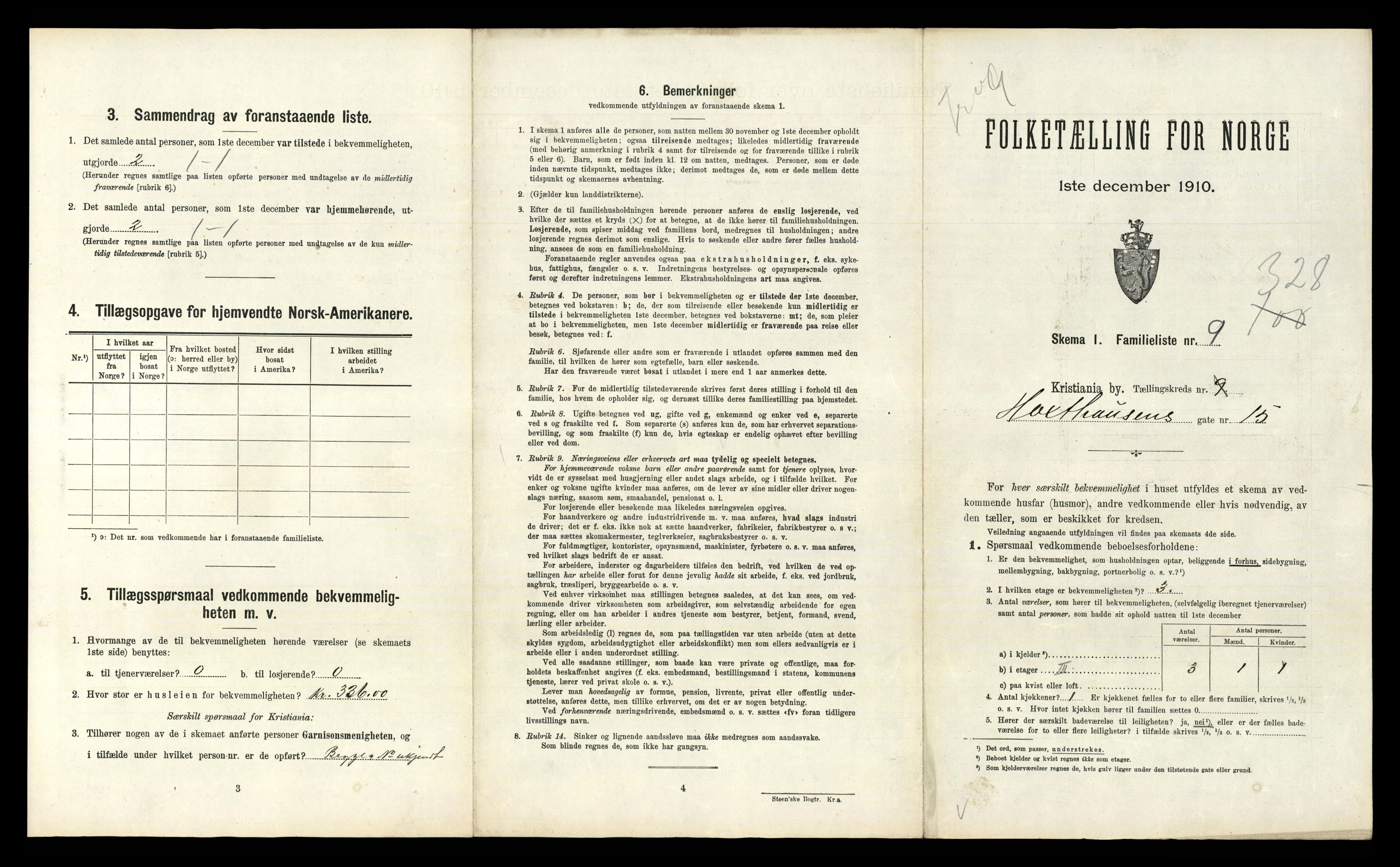 RA, 1910 census for Kristiania, 1910, p. 35565