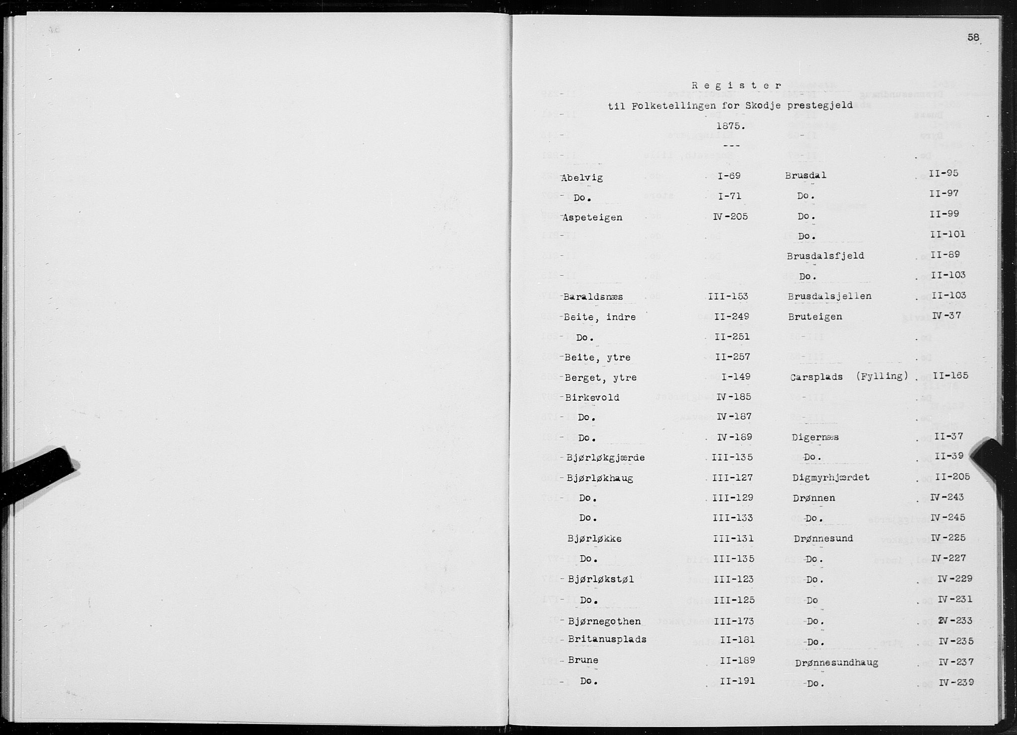 SAT, 1875 census for 1529P Skodje, 1875, p. 58