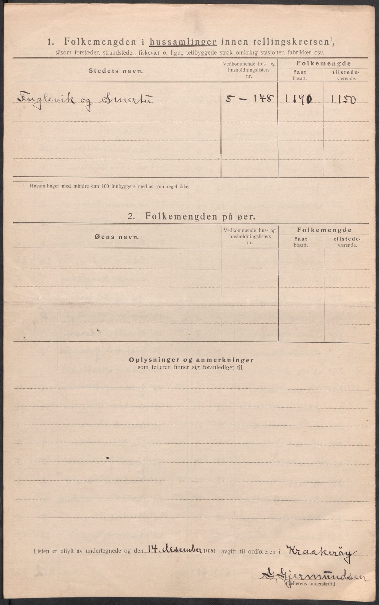 SAO, 1920 census for Kråkerøy, 1920, p. 25