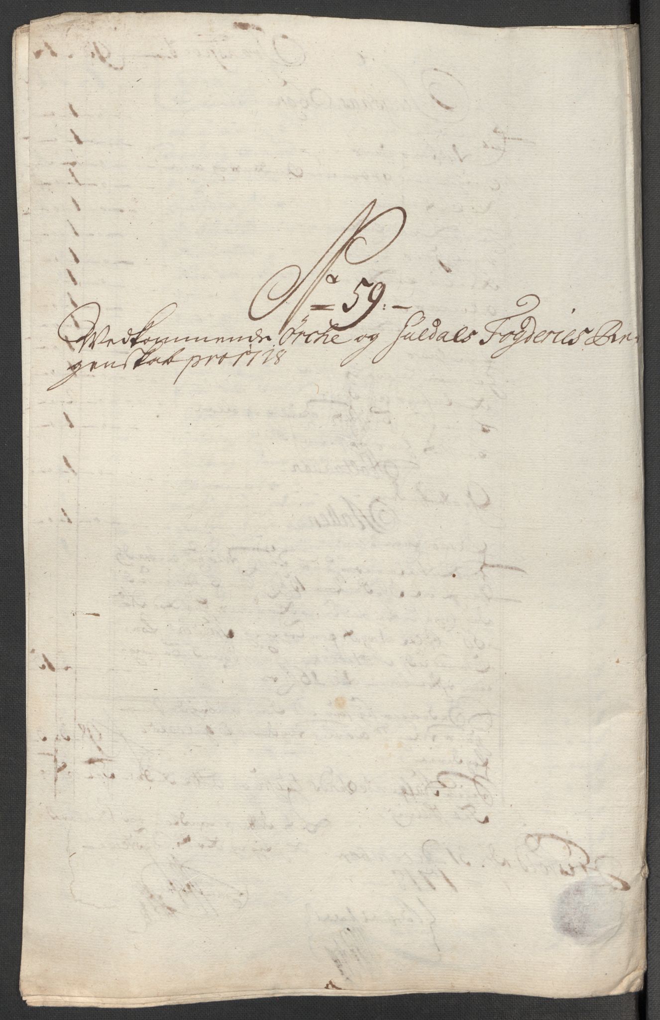 Rentekammeret inntil 1814, Reviderte regnskaper, Fogderegnskap, RA/EA-4092/R60/L3972: Fogderegnskap Orkdal og Gauldal, 1718, p. 121