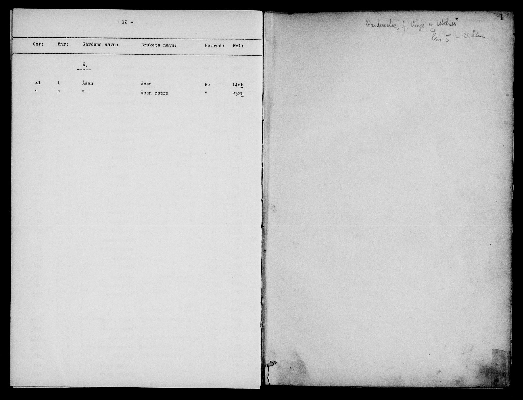 Vesterålen sorenskriveri, SAT/A-4180/1/2/2A/L0023: Mortgage register no. 23, 1884-1904, p. 1