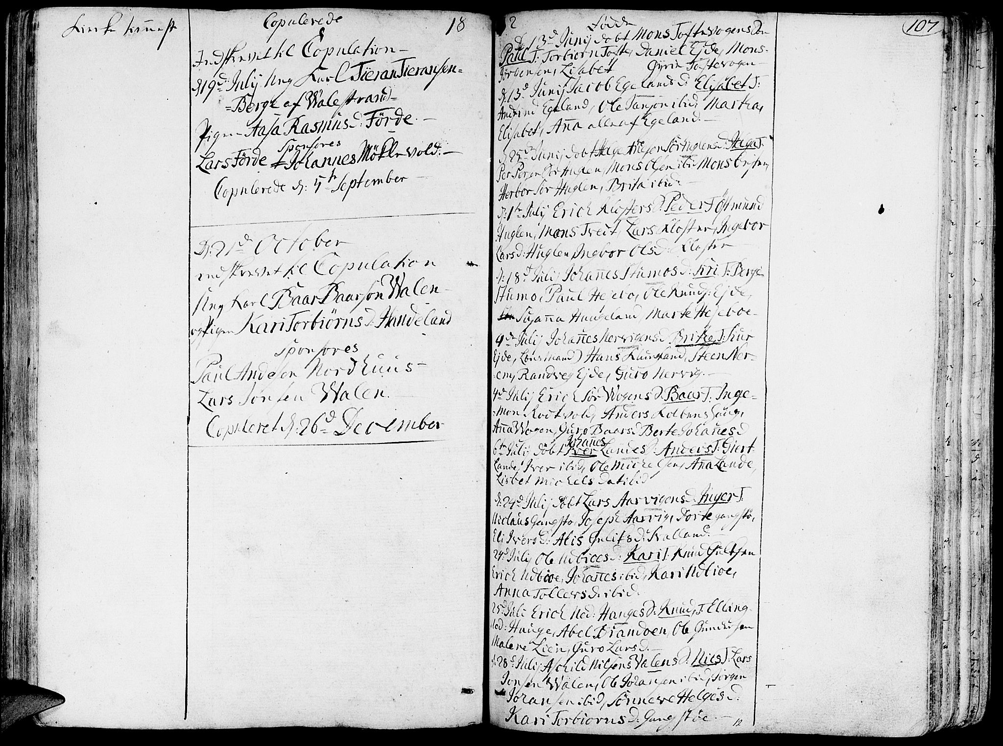 Fjelberg sokneprestembete, SAB/A-75201/H/Haa: Parish register (official) no. A 3, 1788-1815, p. 107