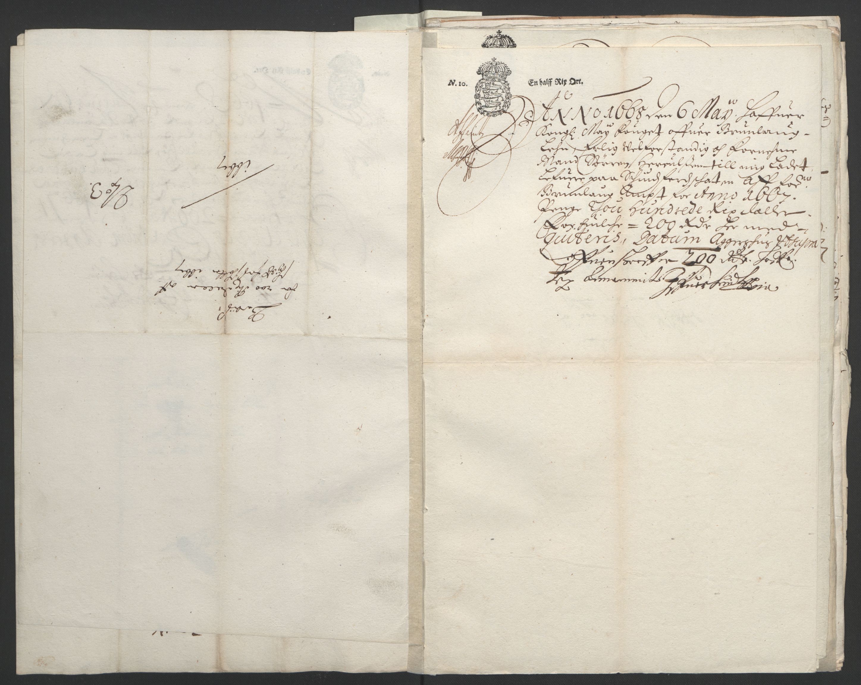 Rentekammeret inntil 1814, Reviderte regnskaper, Fogderegnskap, AV/RA-EA-4092/R33/L1964: Fogderegnskap Larvik grevskap, 1665-1668, p. 59