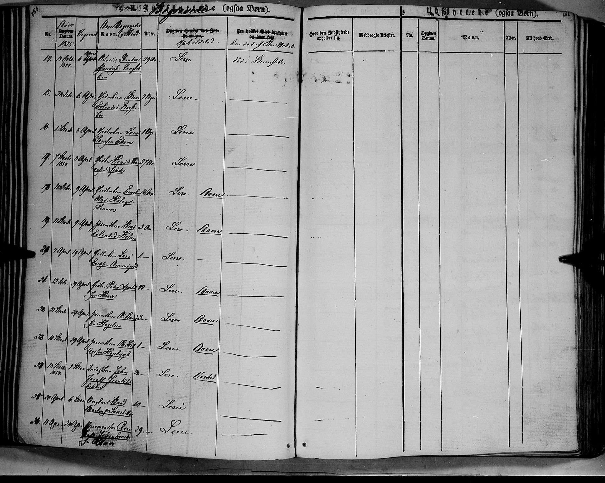 Lesja prestekontor, SAH/PREST-068/H/Ha/Haa/L0006: Parish register (official) no. 6B, 1843-1854, p. 860-861