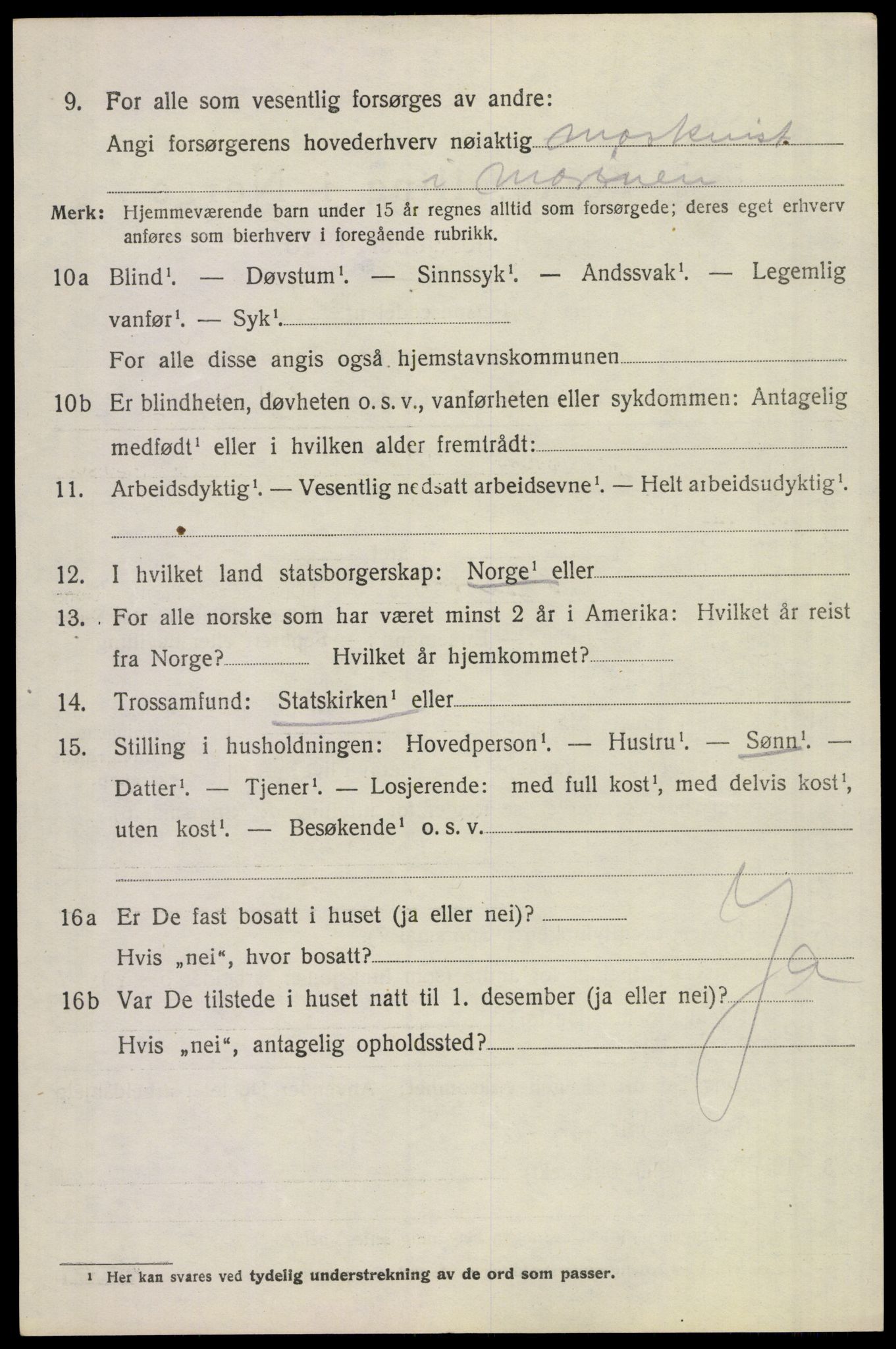 SAKO, 1920 census for Borre, 1920, p. 4959