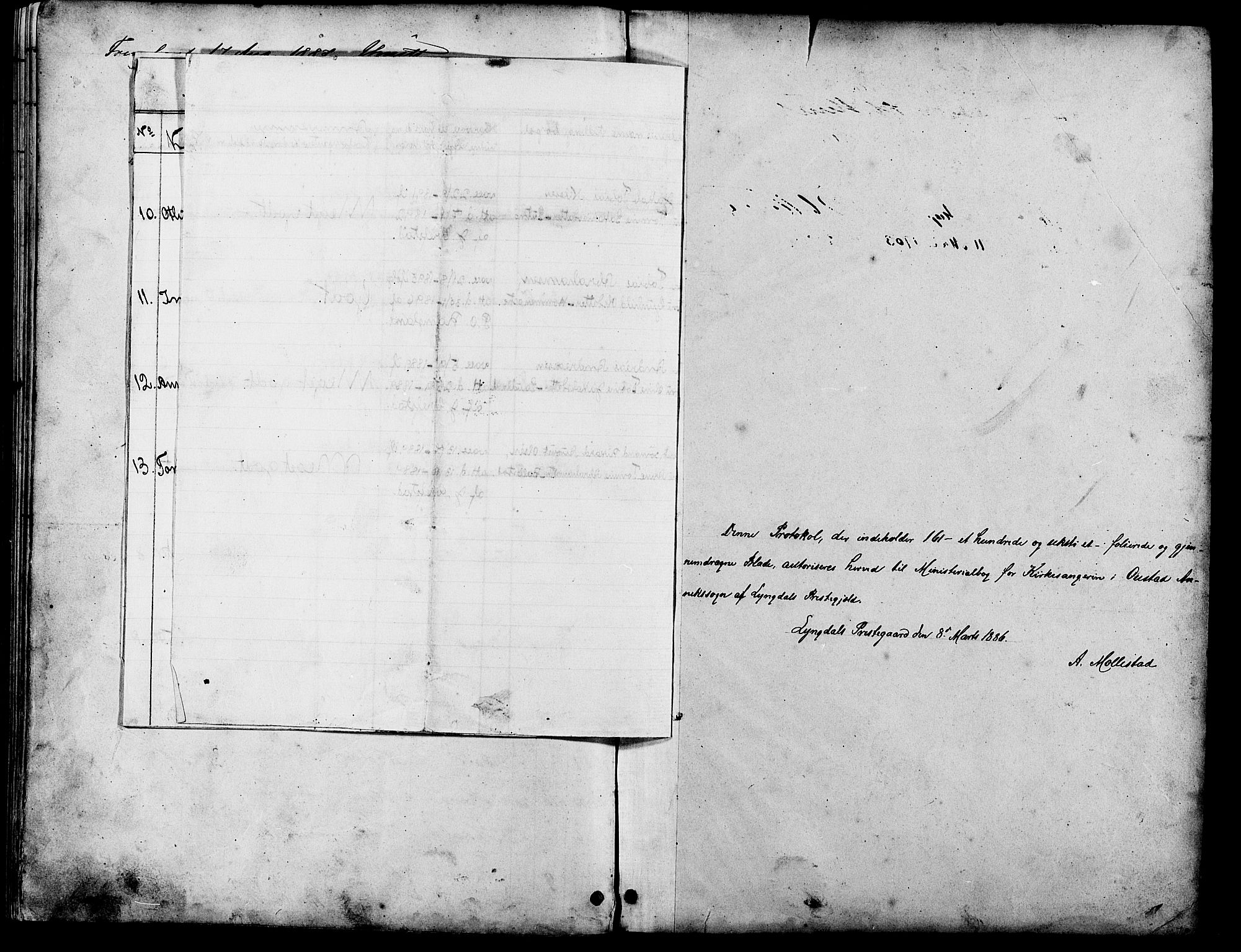 Lyngdal sokneprestkontor, SAK/1111-0029/F/Fb/Fba/L0003: Parish register (copy) no. B 3, 1886-1903